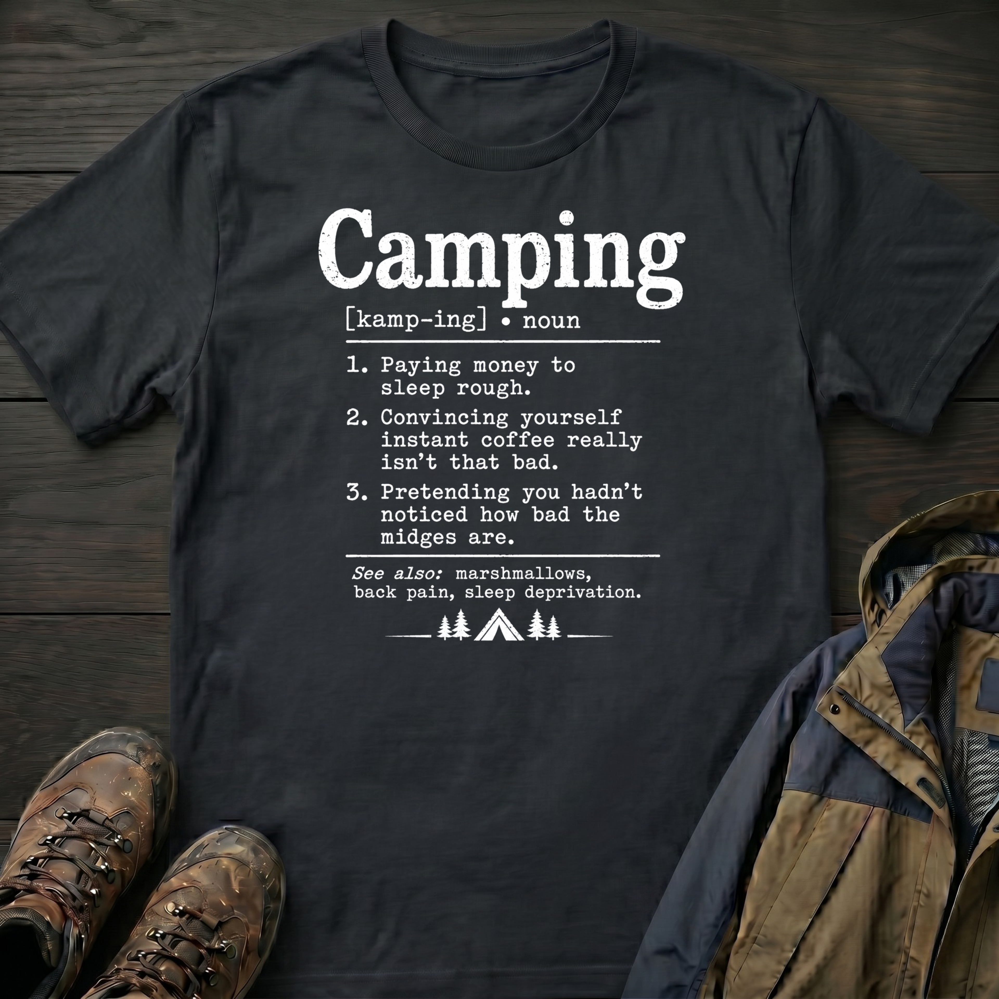 Camping (Noun) T-Shirt