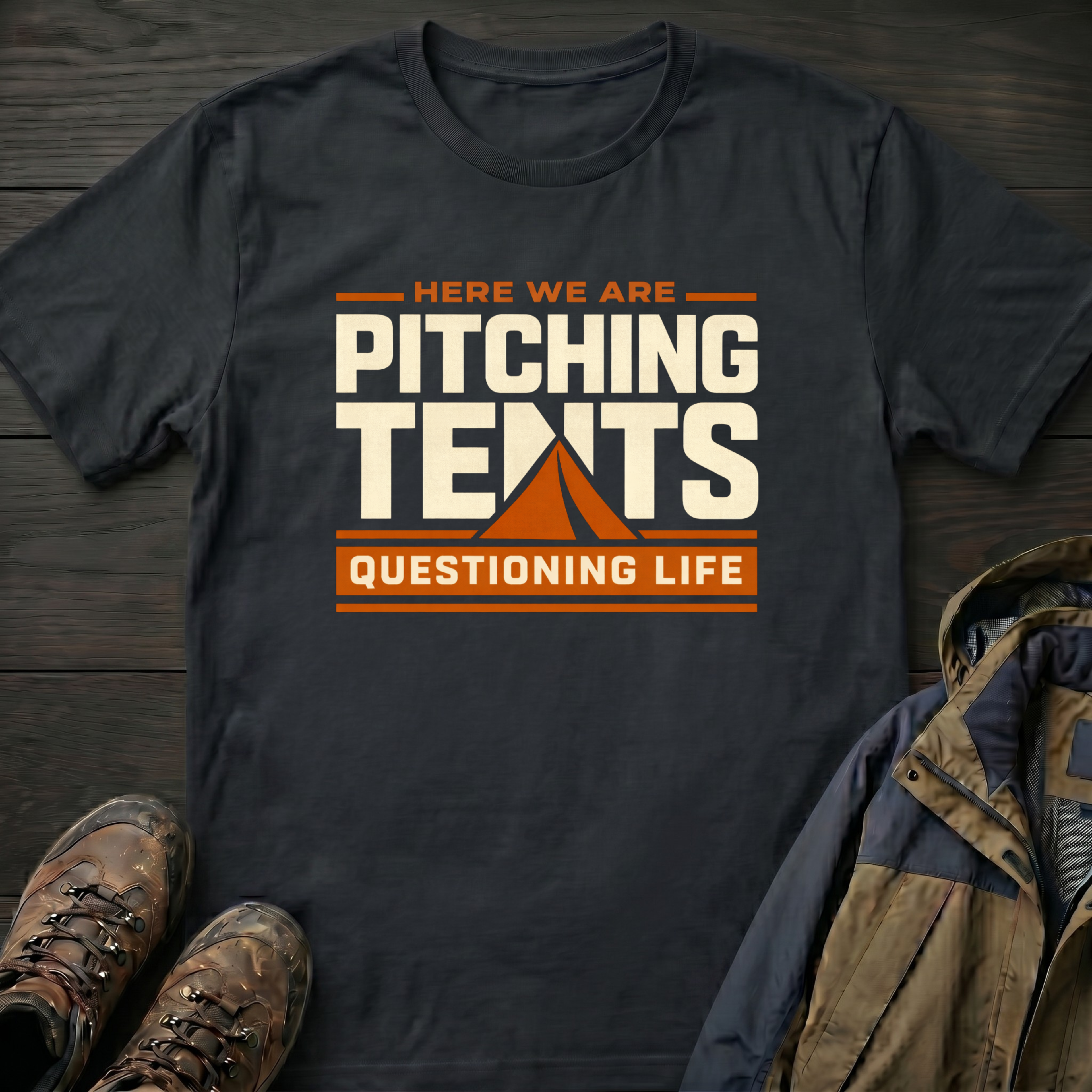 Pitching Tents 2 T-Shirt