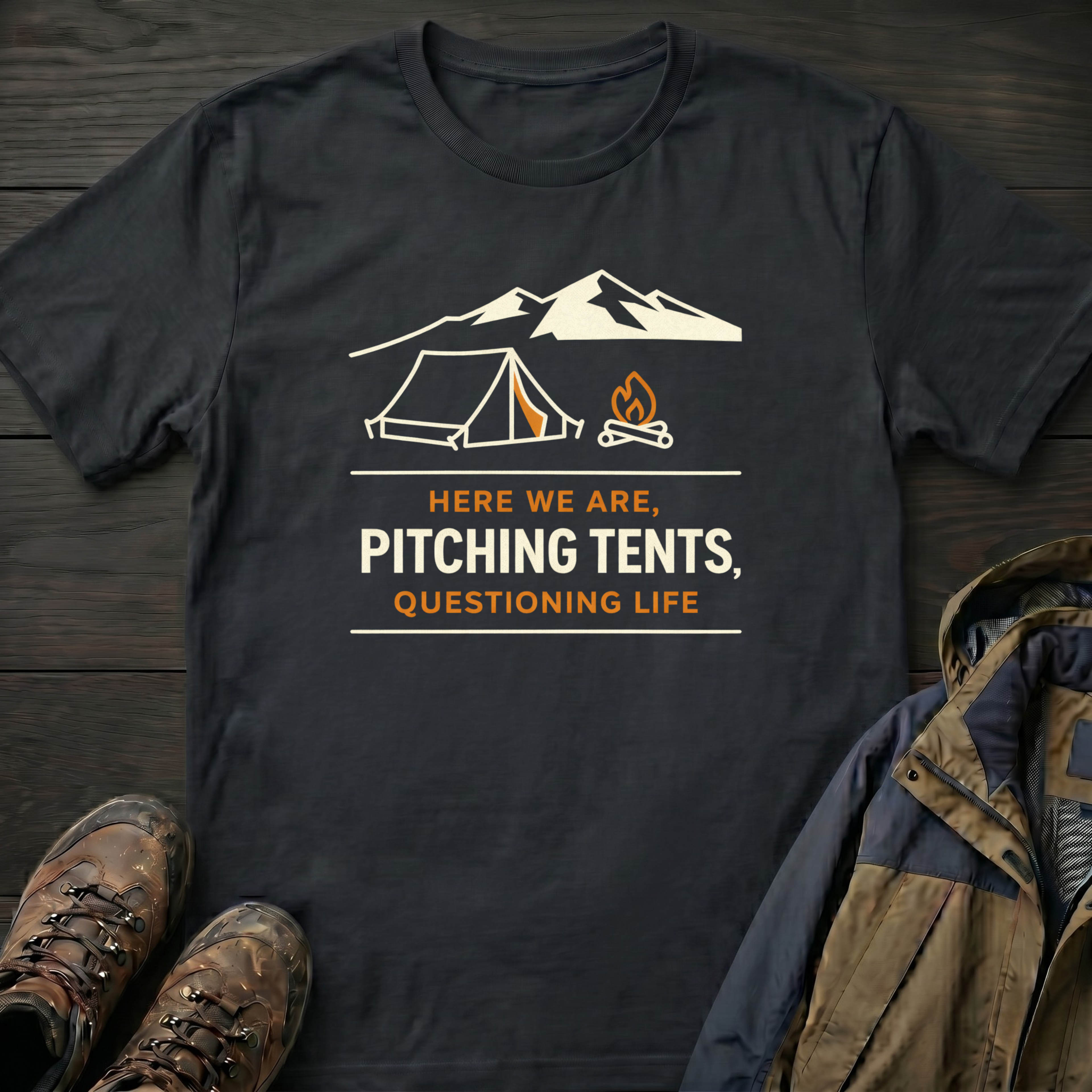 Pitching Tents 3 T-Shirt