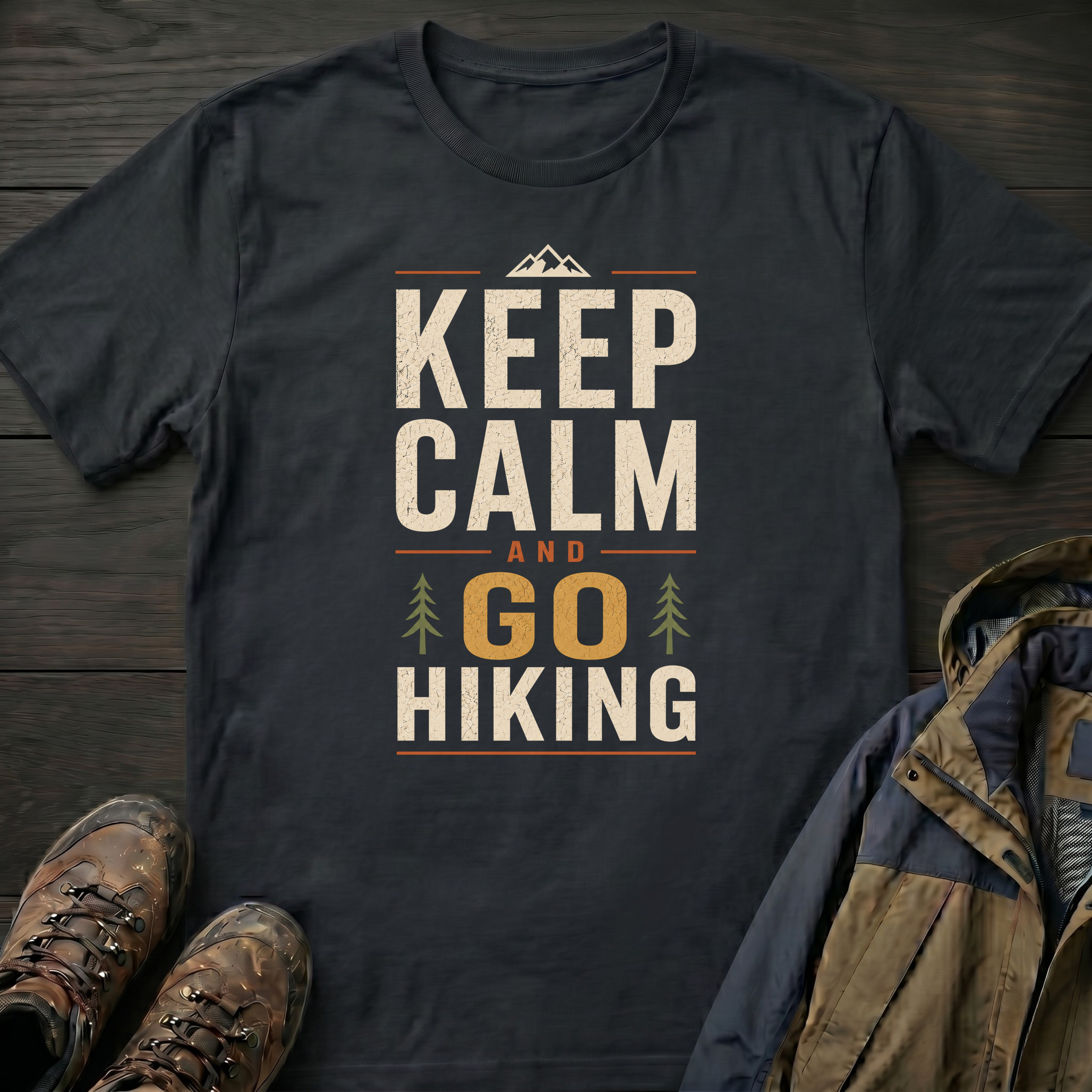 Keep Calm and Go Hiking T-Shirt