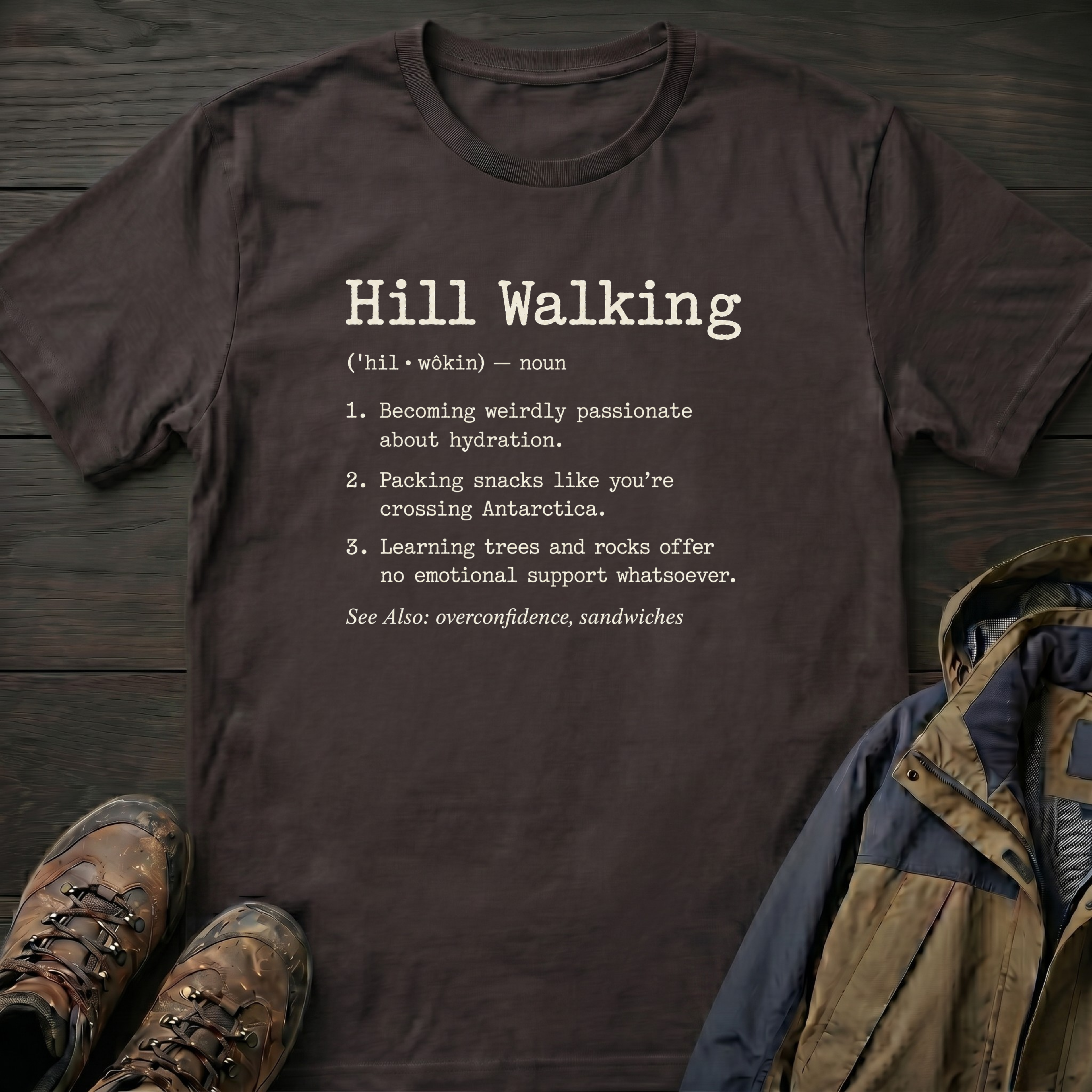 Hill Walking (Noun) T-Shirt
