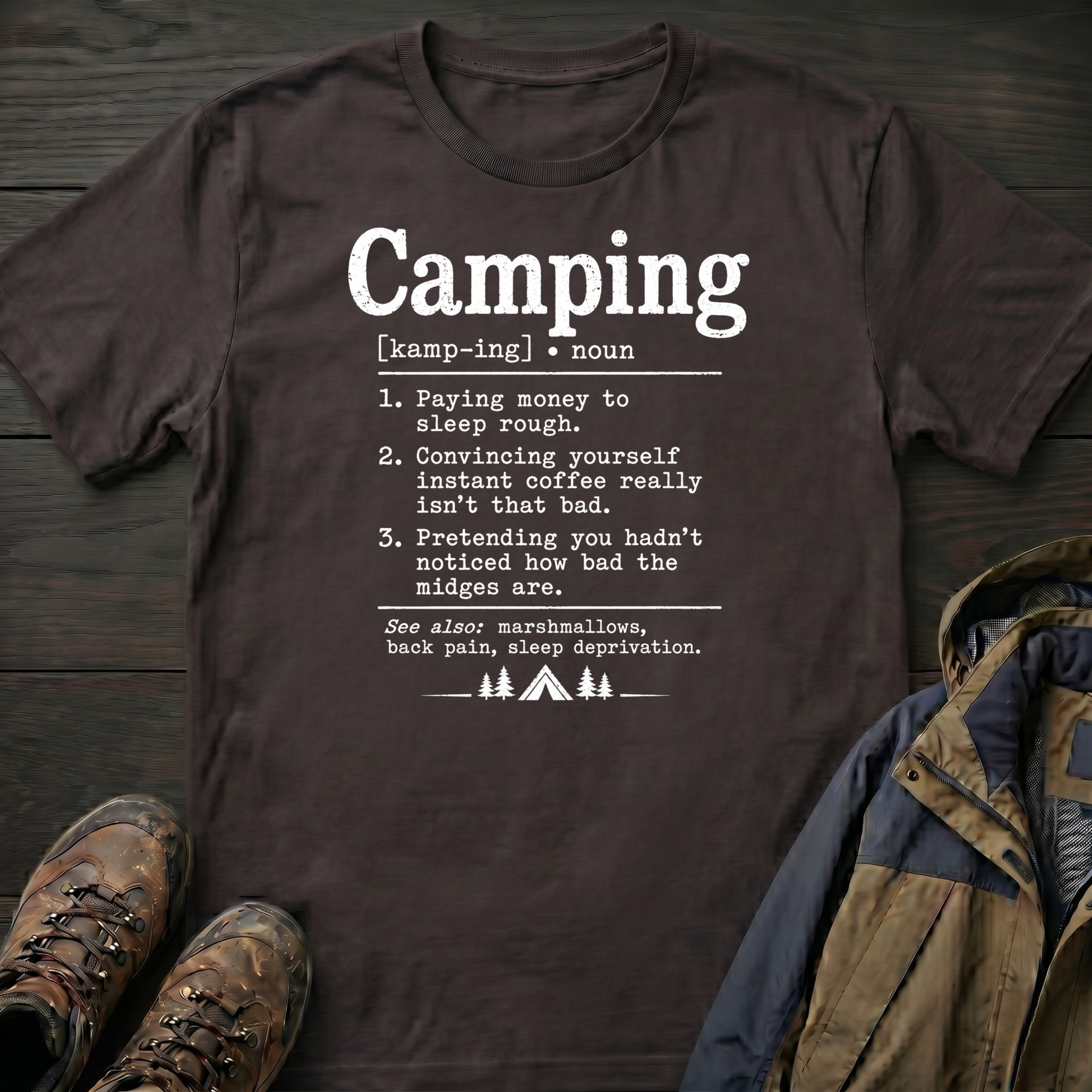 Camping (Noun) T-Shirt