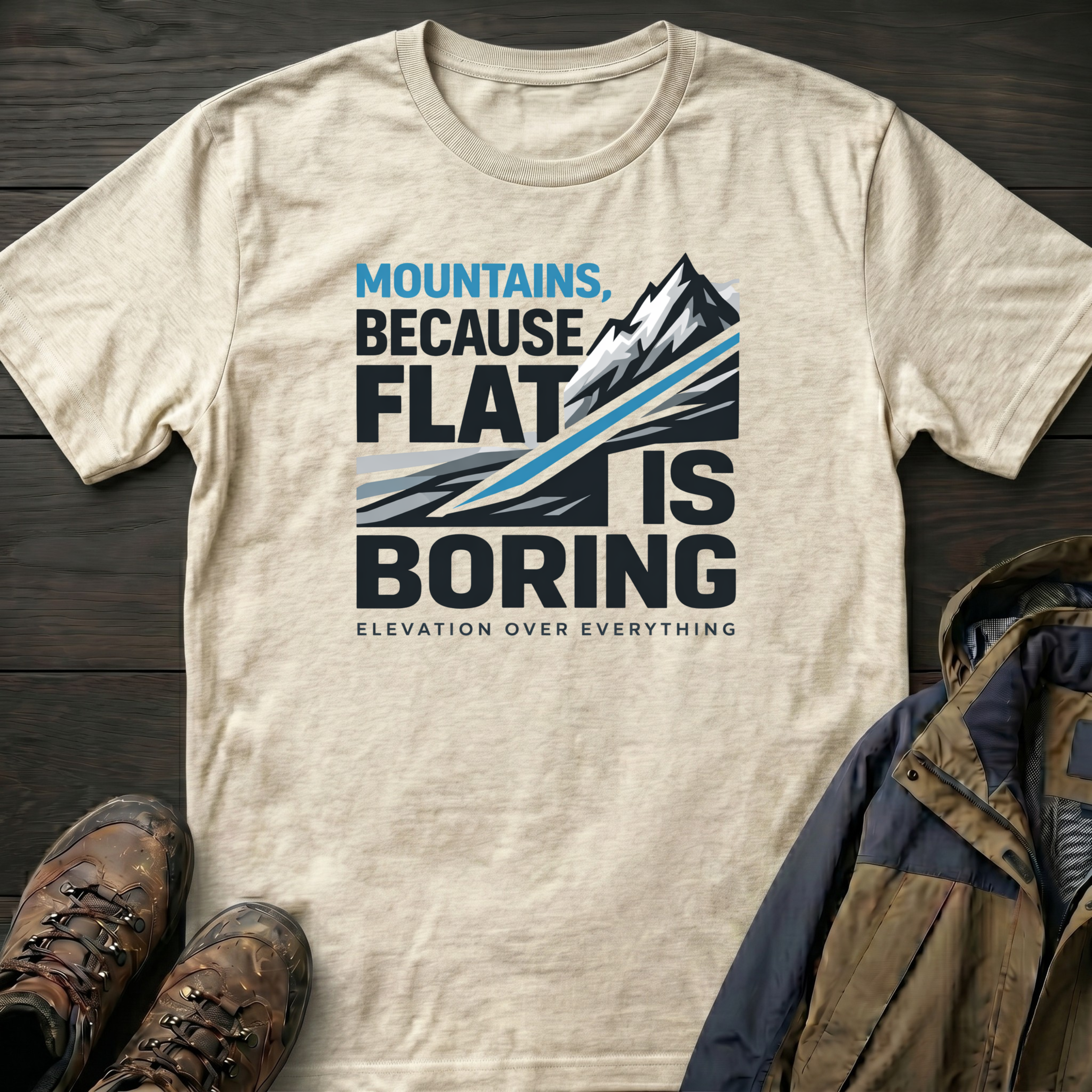 Flat is Boring T-Shirt
