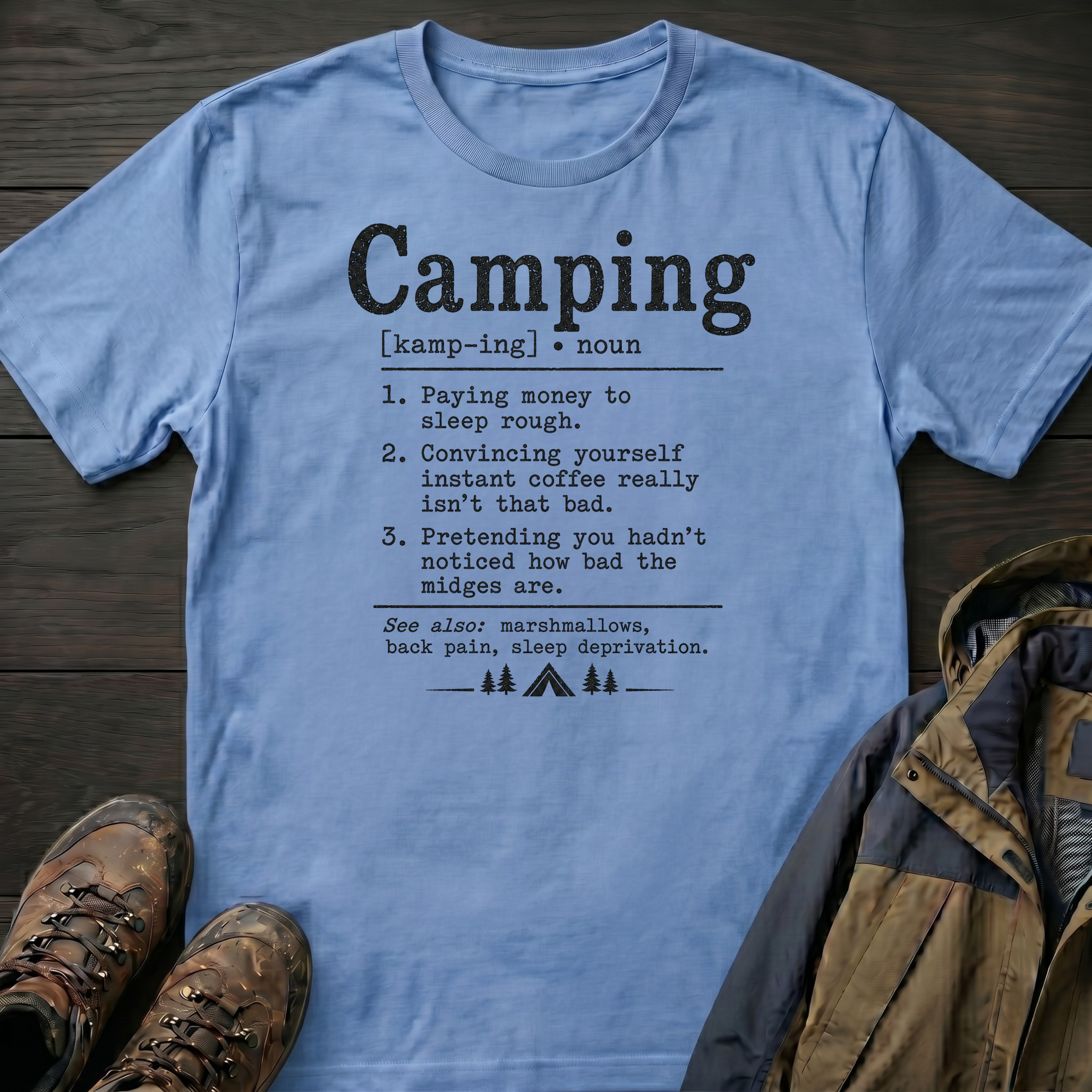 Camping (Noun) T-Shirt