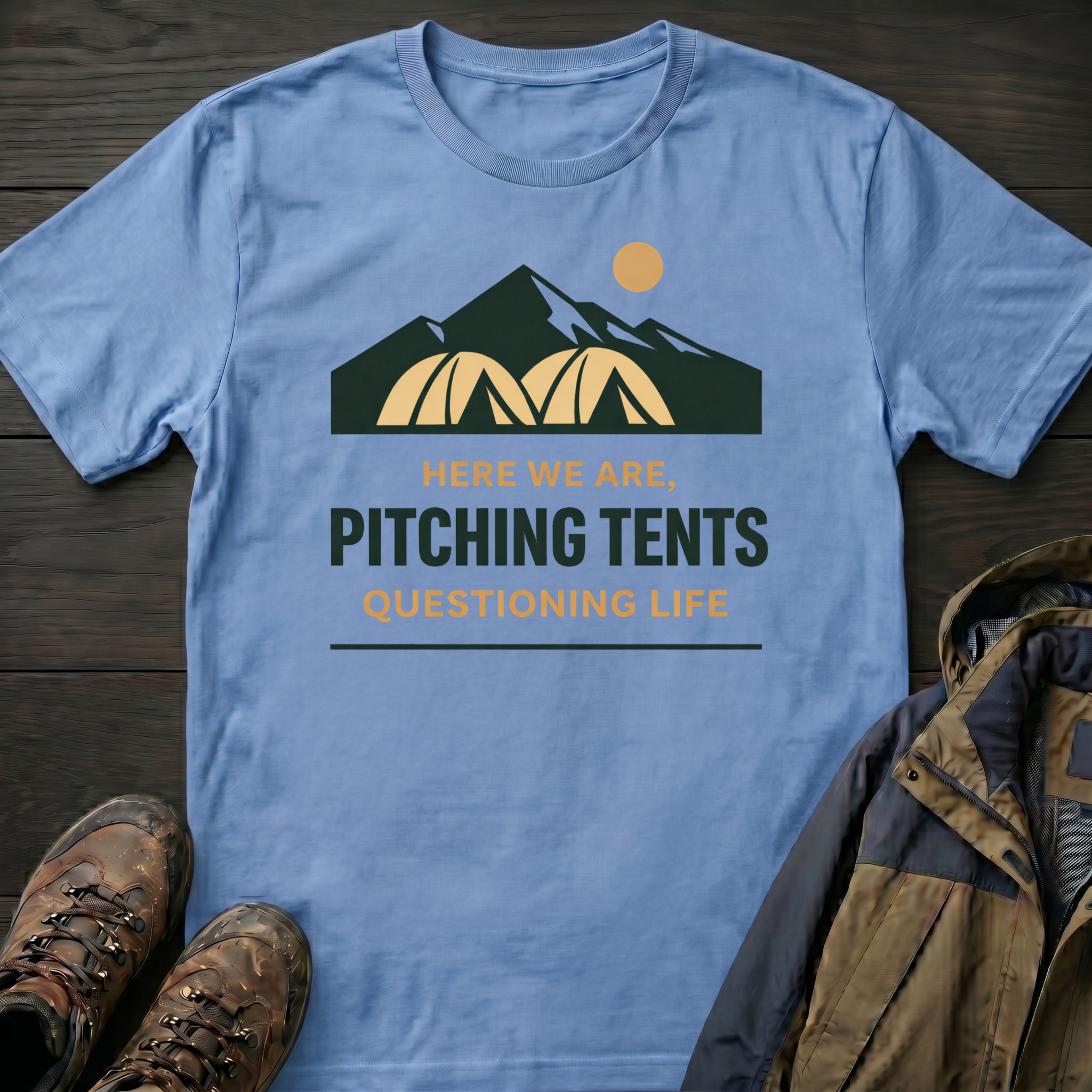 Pitching Tents T-Shirt