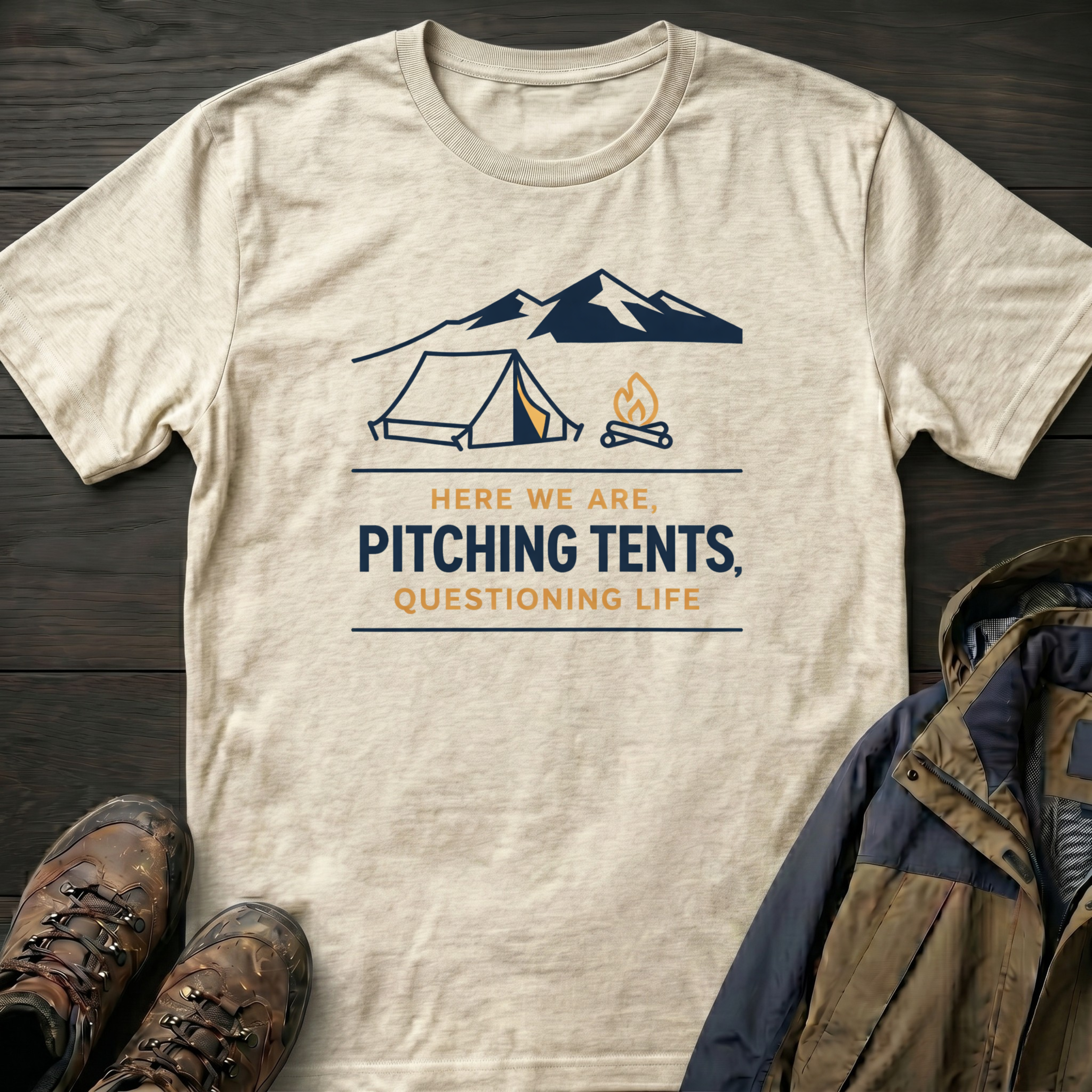 Pitching Tents 3 T-Shirt