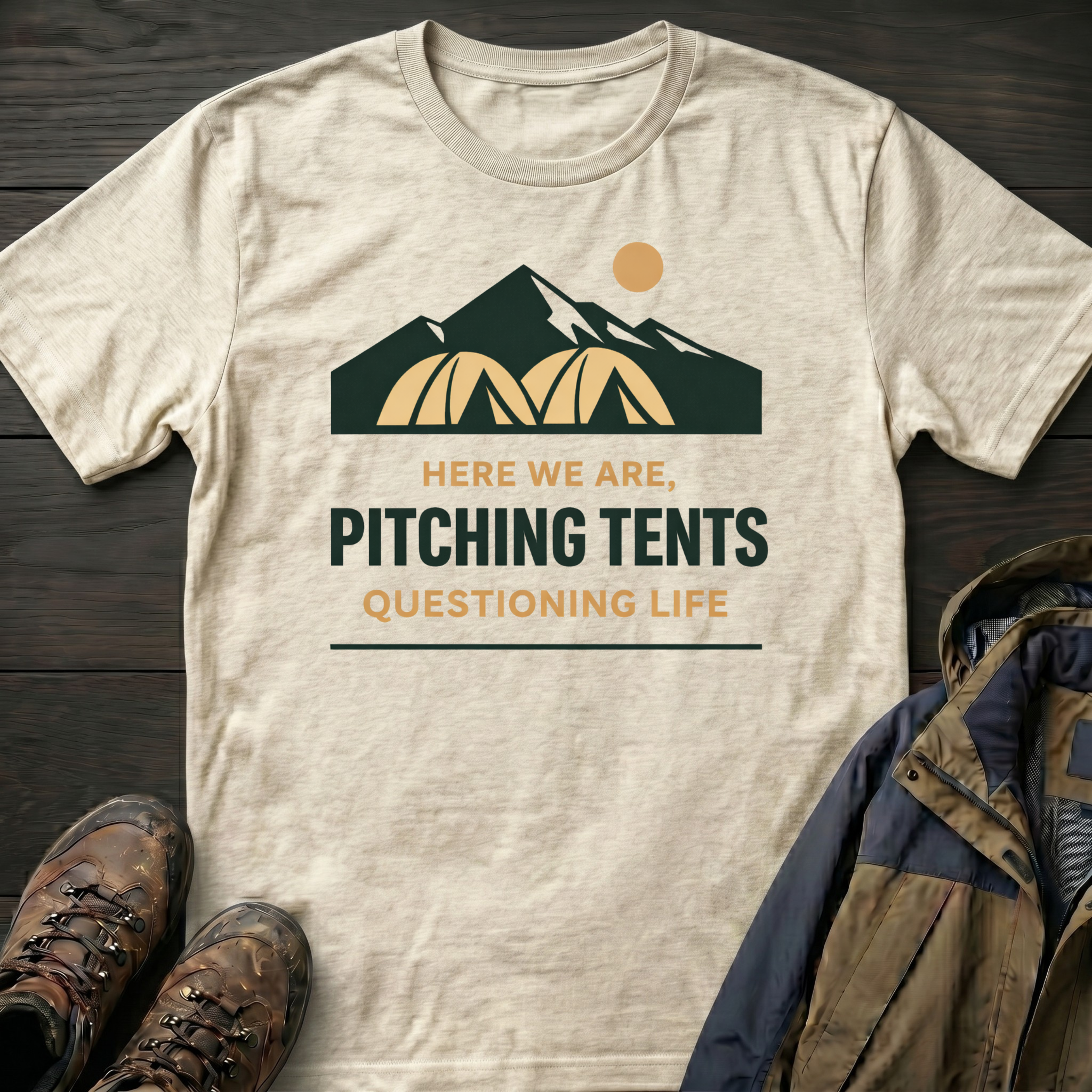 Pitching Tents T-Shirt