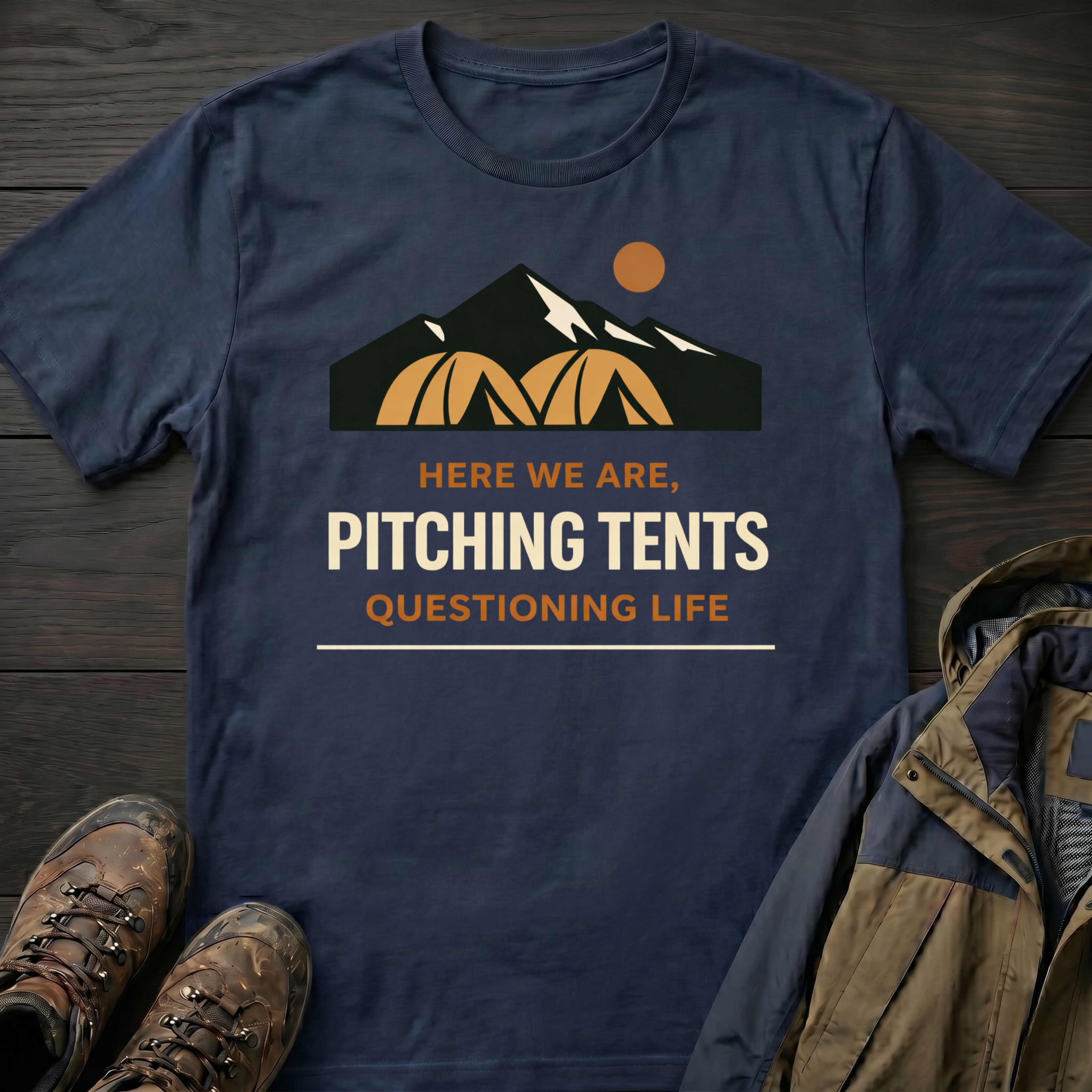 Pitching Tents T-Shirt