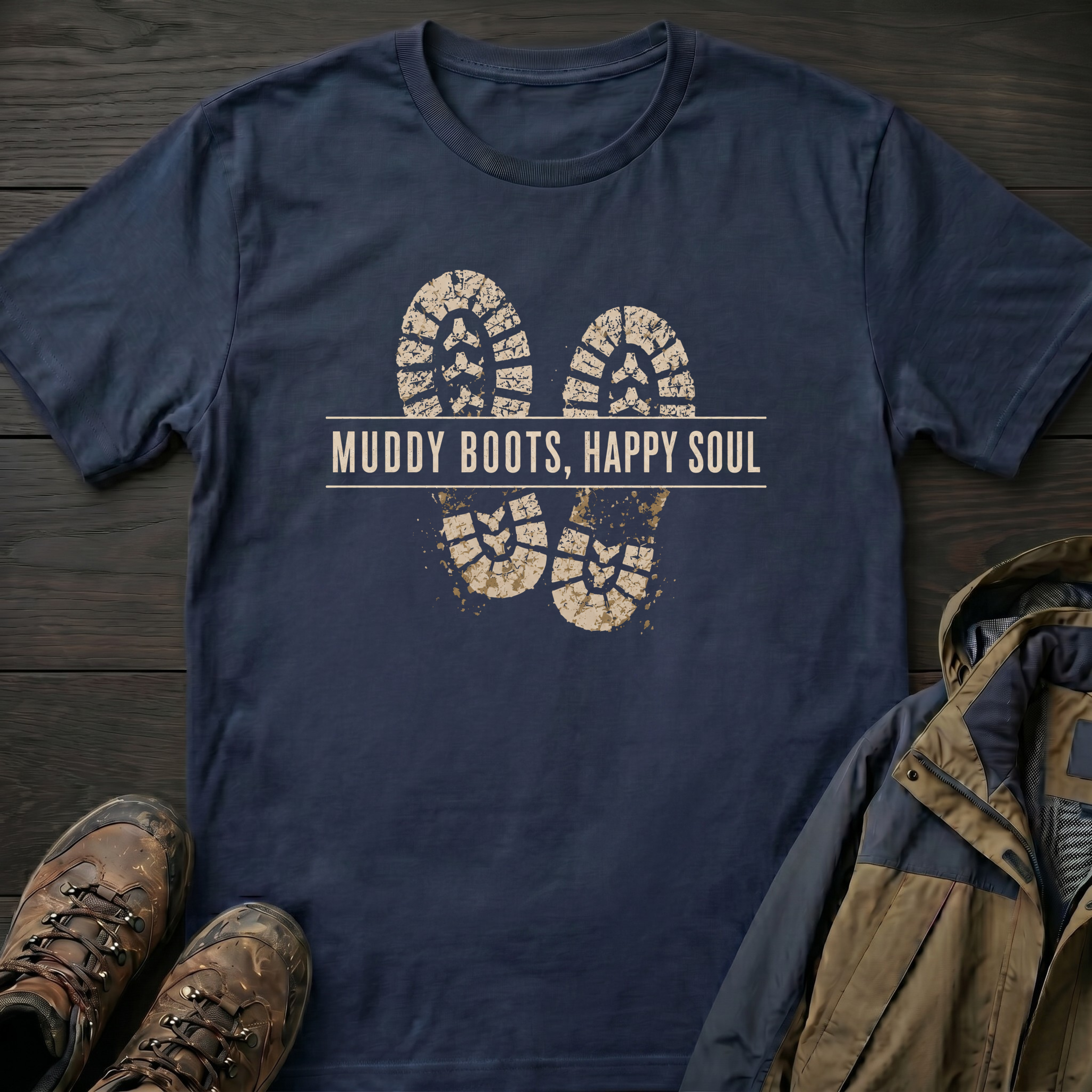 Muddy Boots Happy Soul T-Shirt