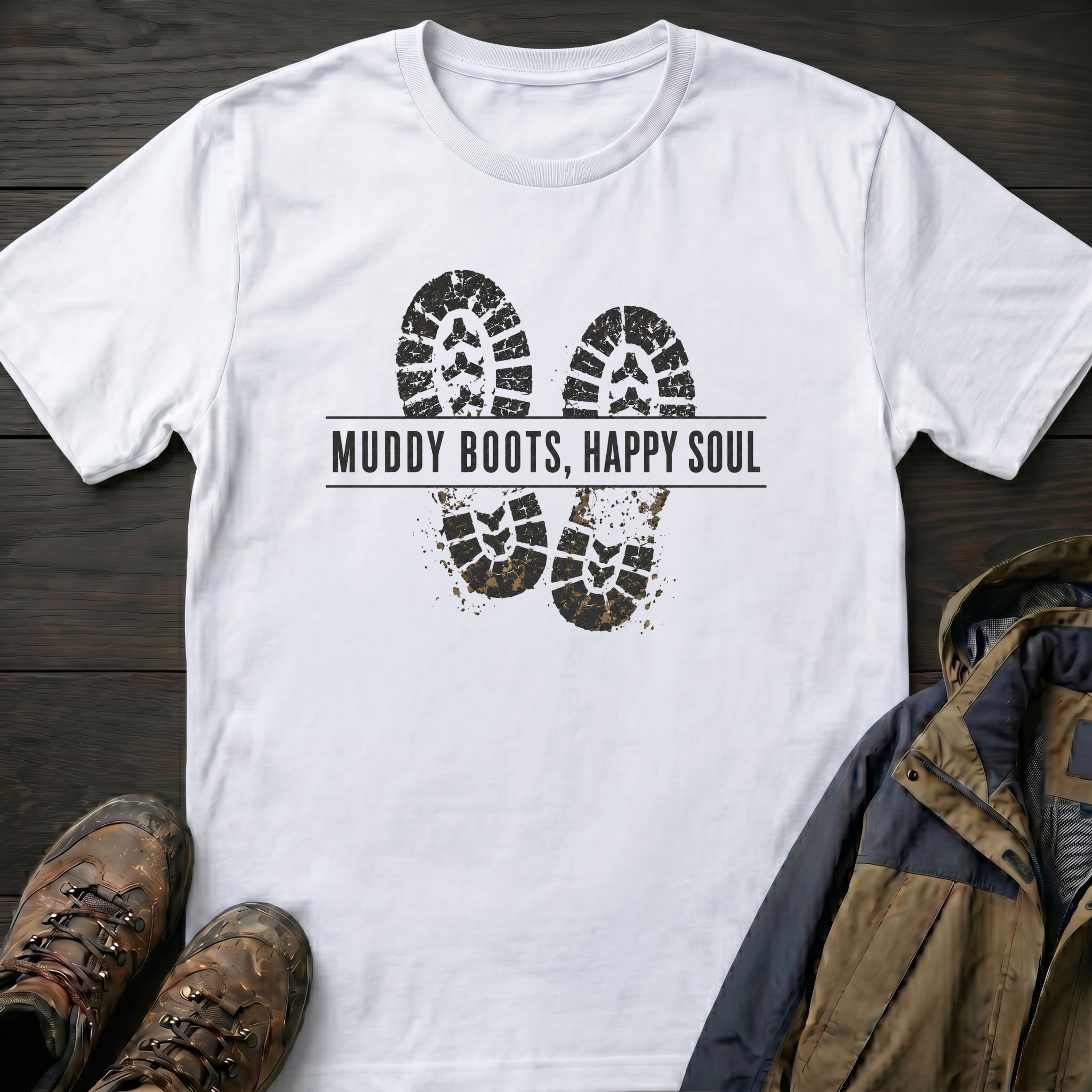 Muddy Boots Happy Soul T-Shirt