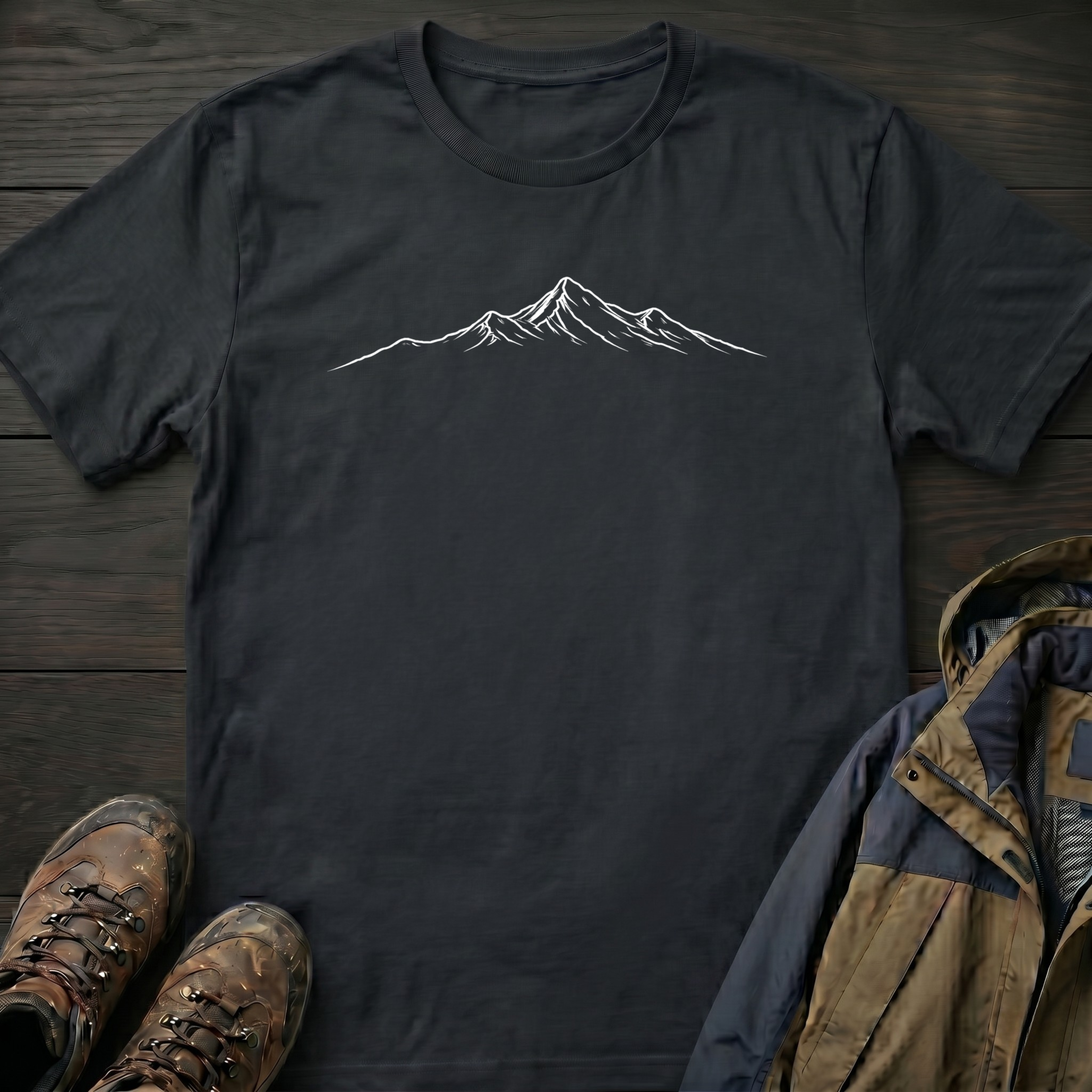 Mountains Outline T-Shirt