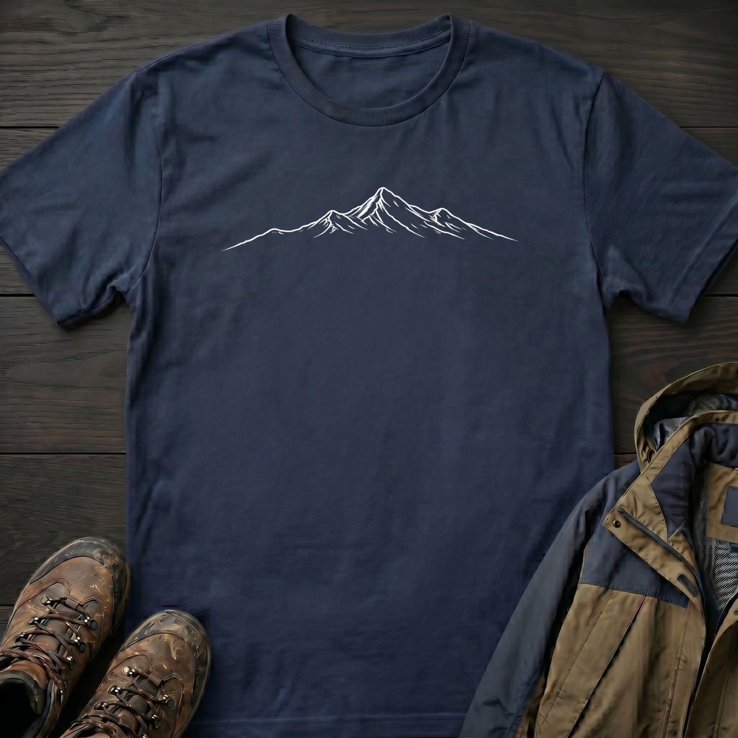 Mountains Outline T-Shirt