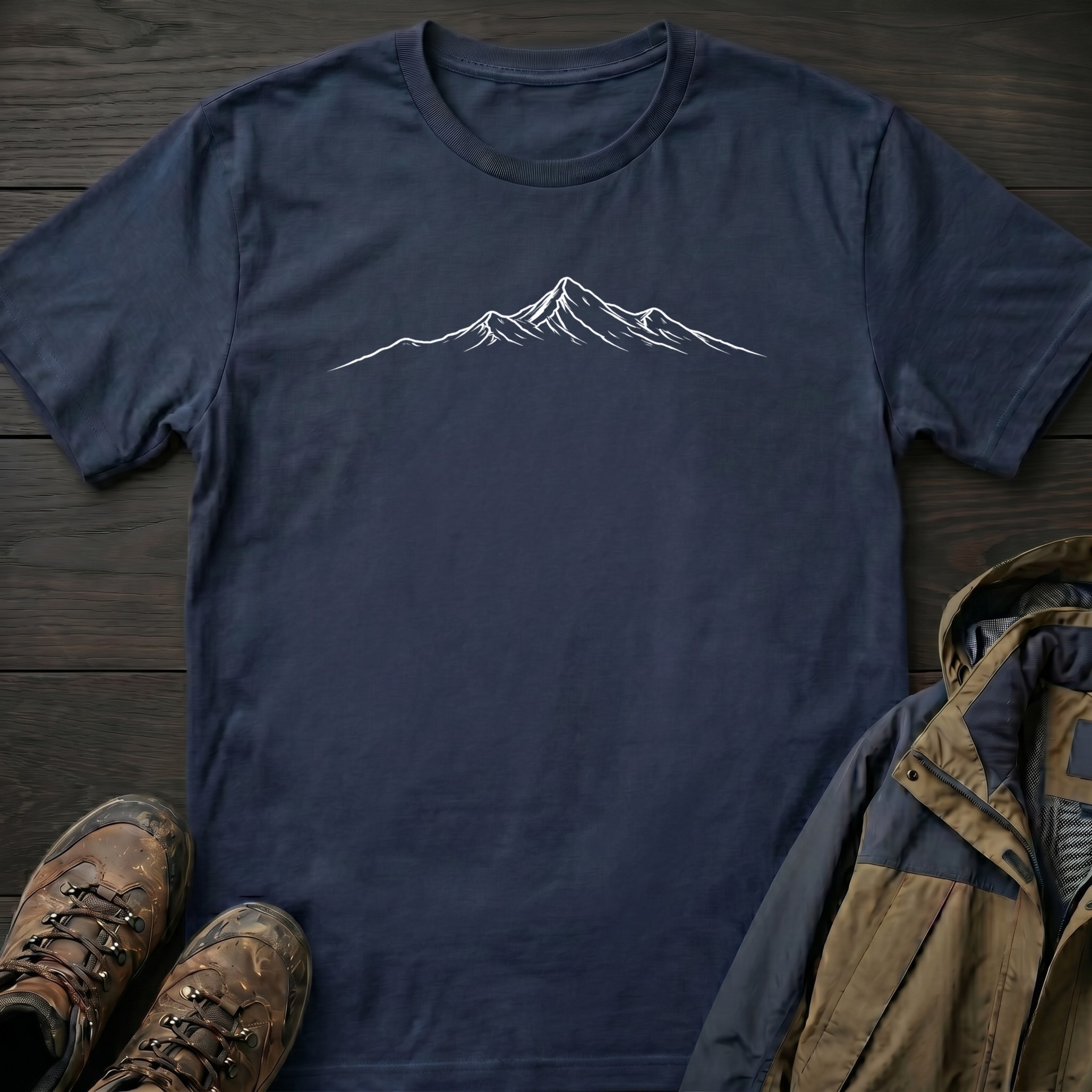 Mountains Outline T-Shirt