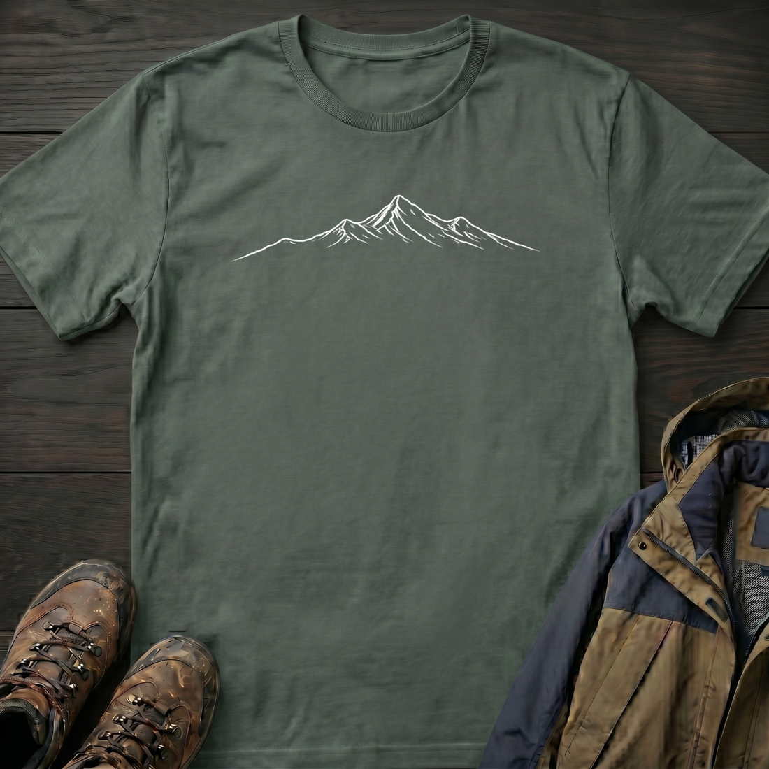 Mountains Outline T-Shirt