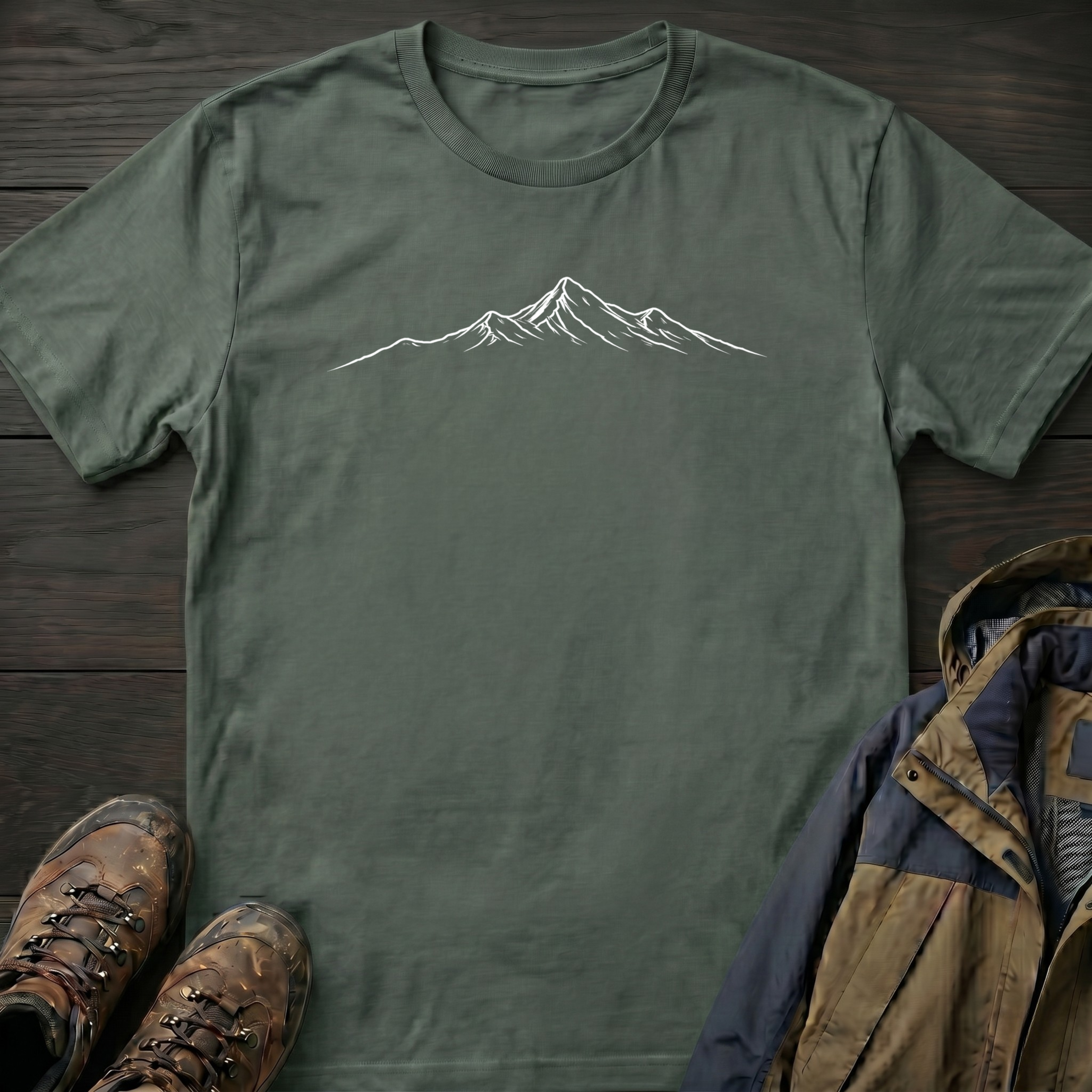Mountains Outline T-Shirt