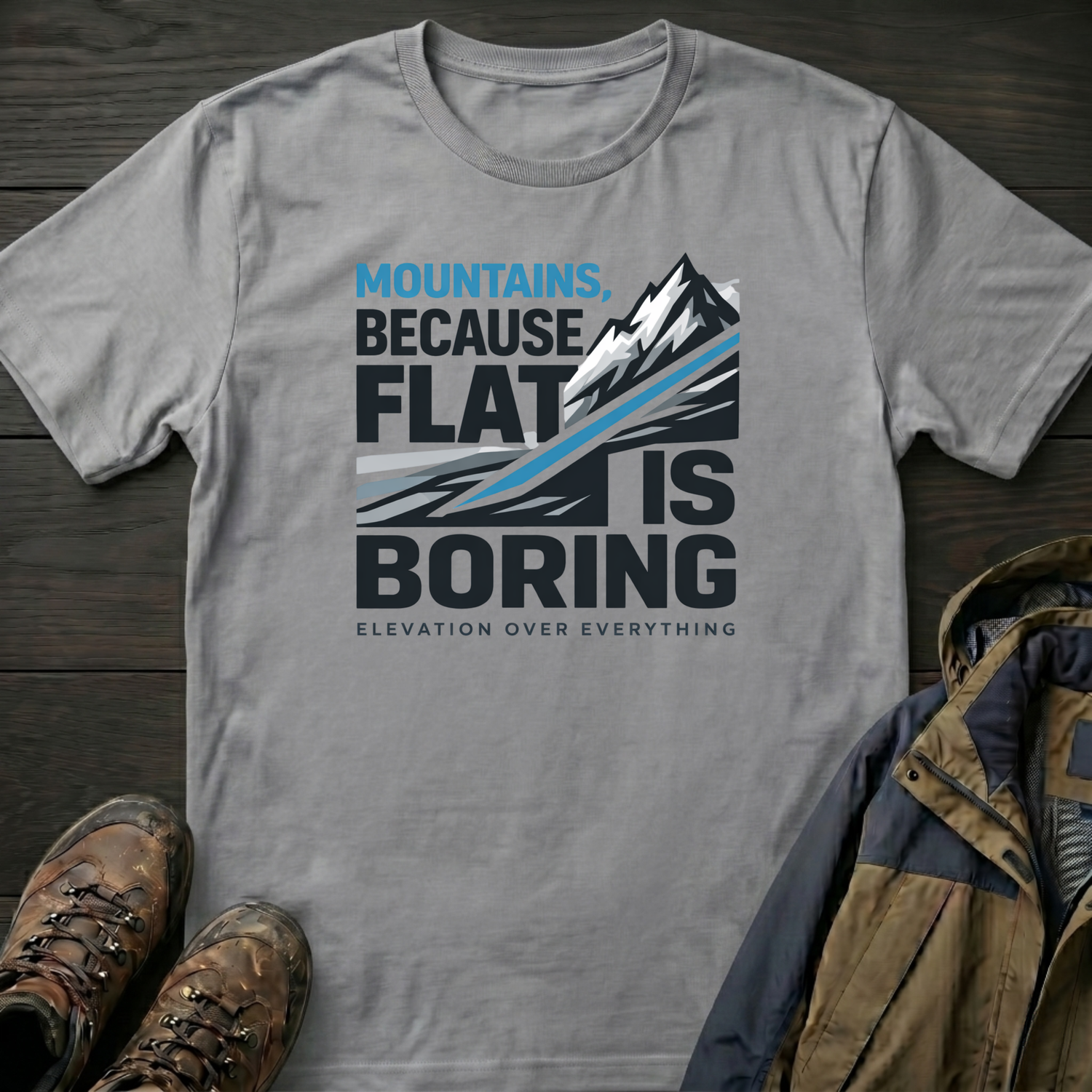 Flat is Boring T-Shirt