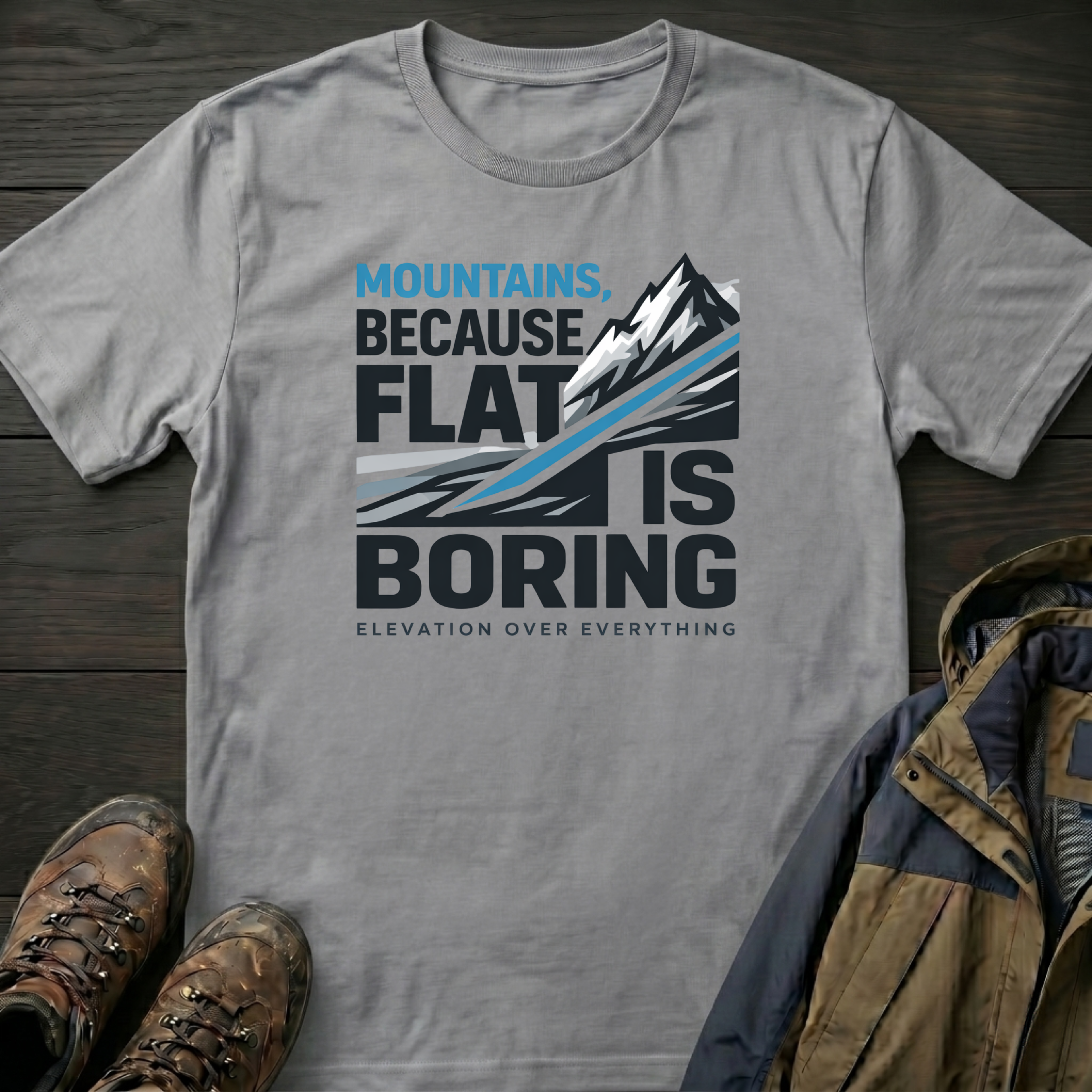 Flat is Boring T-Shirt