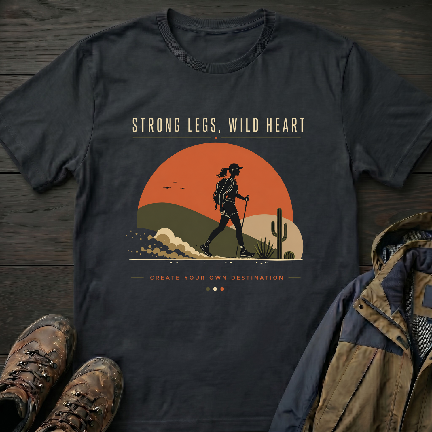 Strong Legs Wild Heart T-Shirt