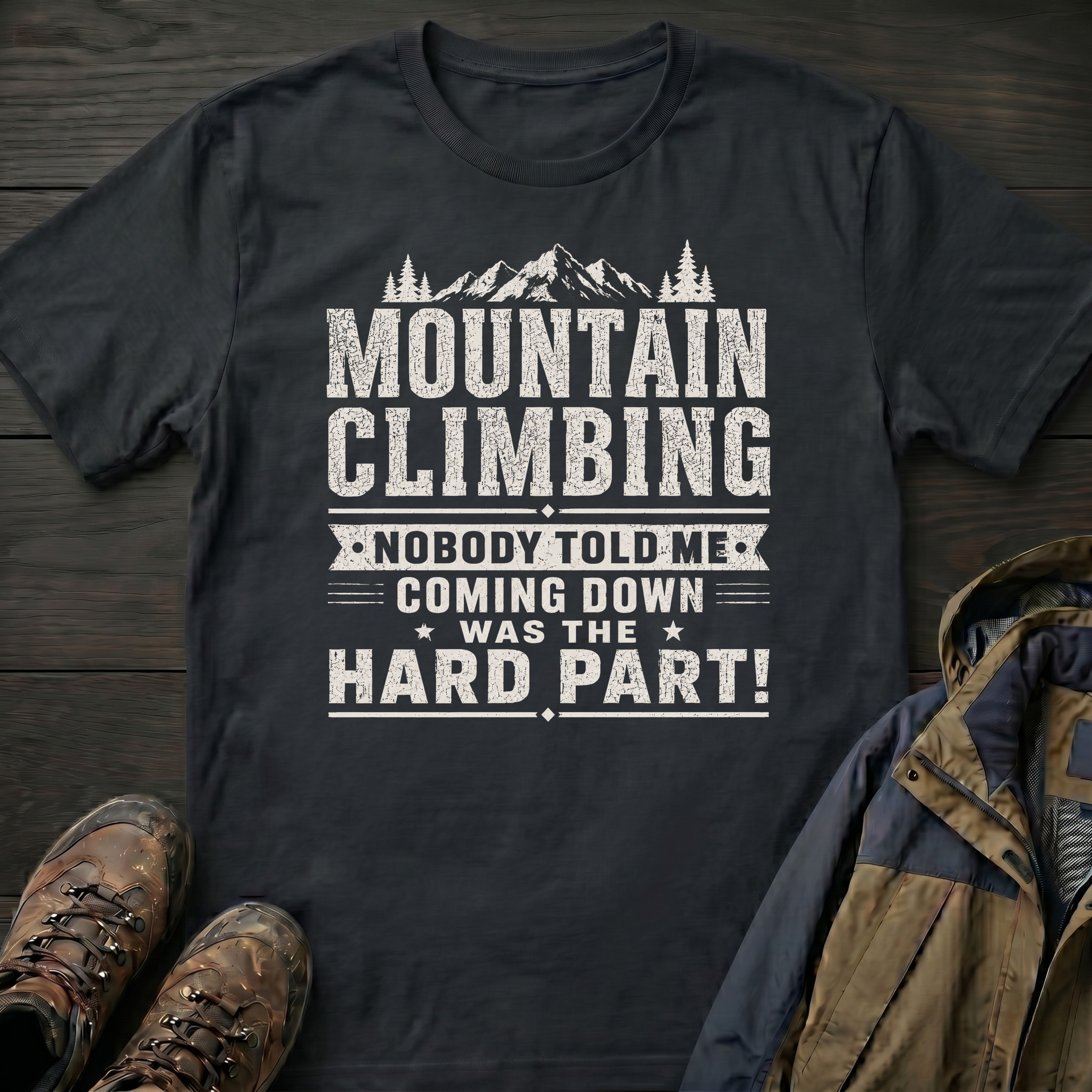 Down is the Hard Part T-Shirt