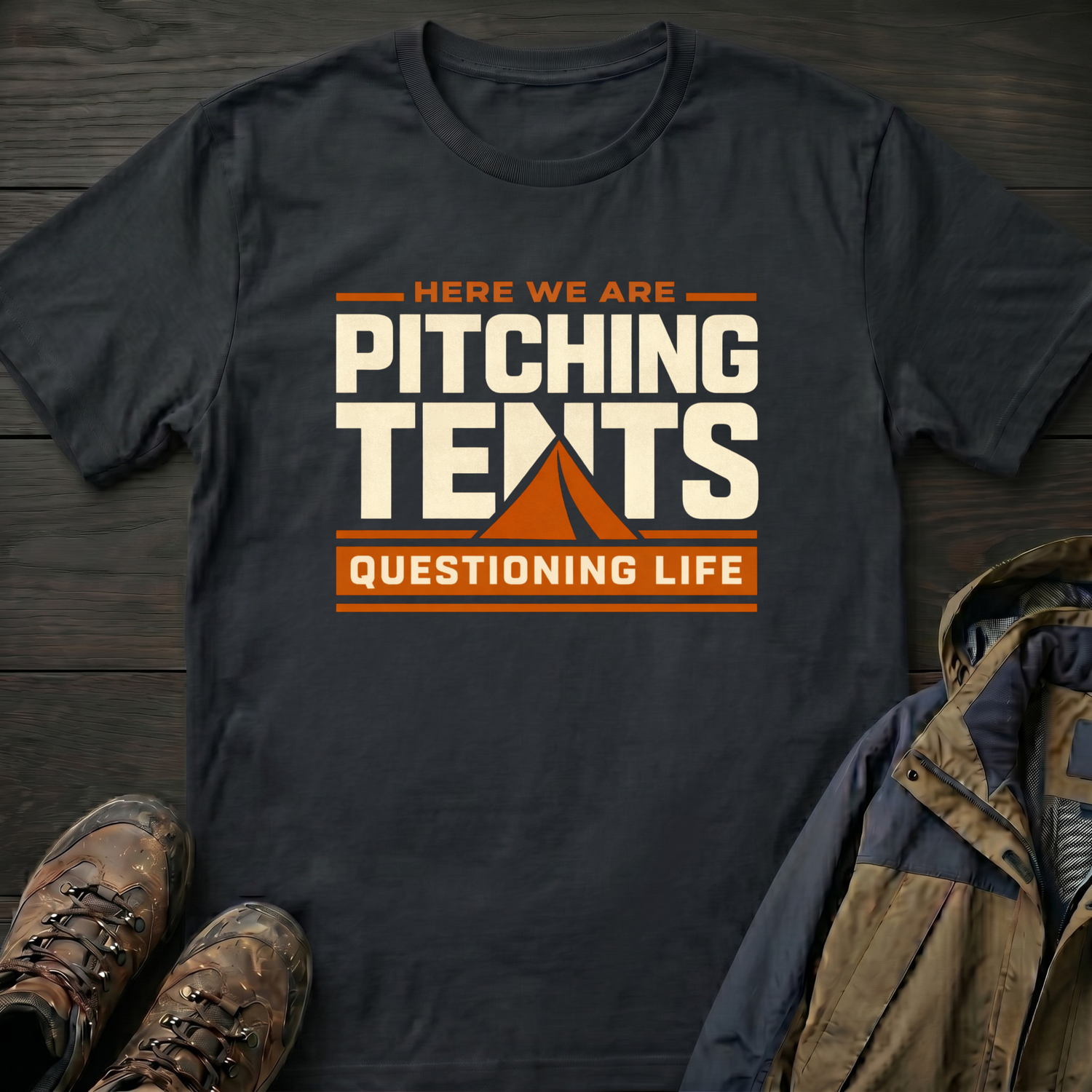 Pitching Tents 2 T-Shirt