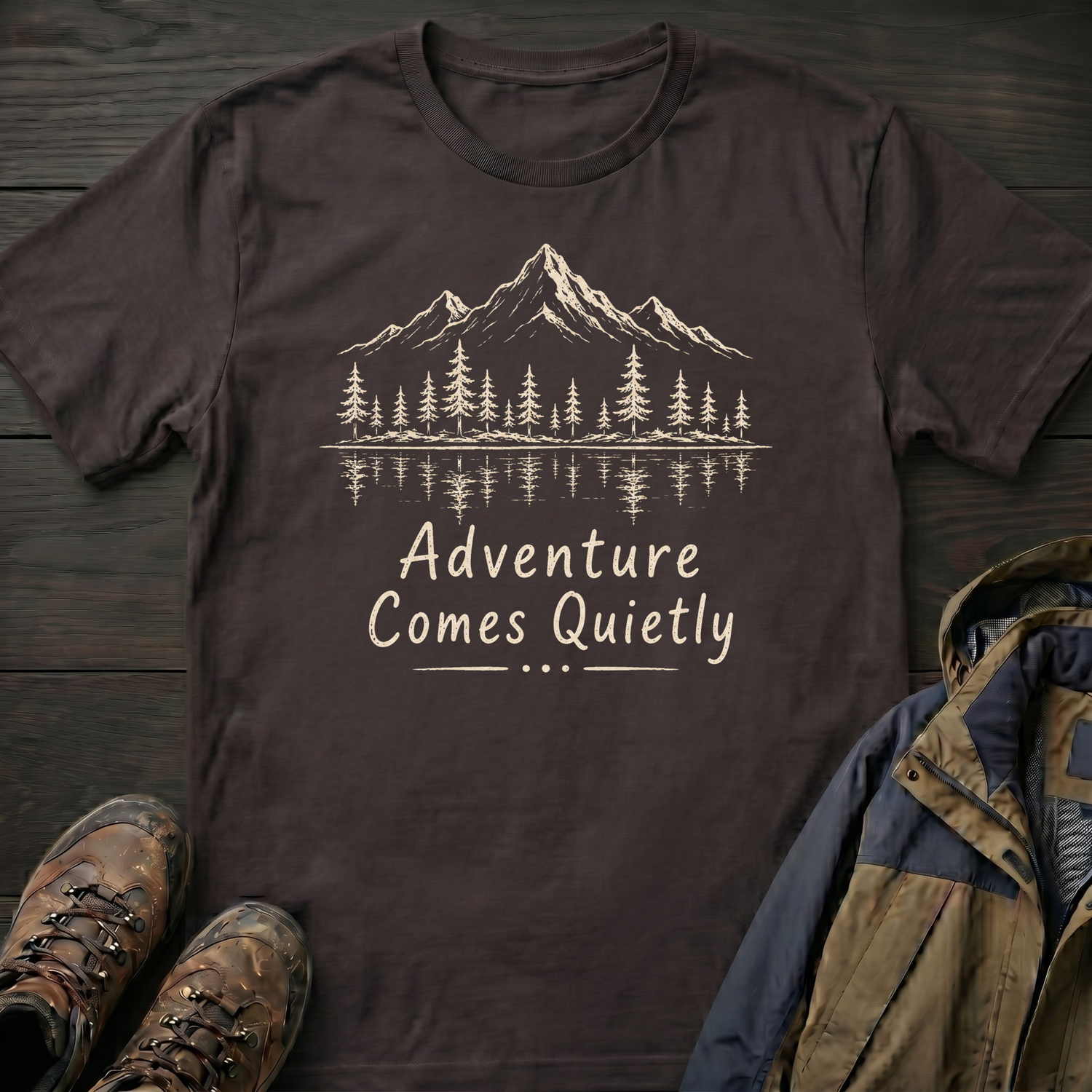 Adventure Comes Quietly T-Shirt
