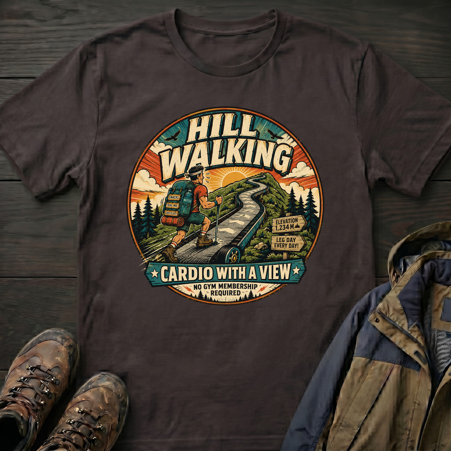 Cardio with a View 3 T-Shirt
