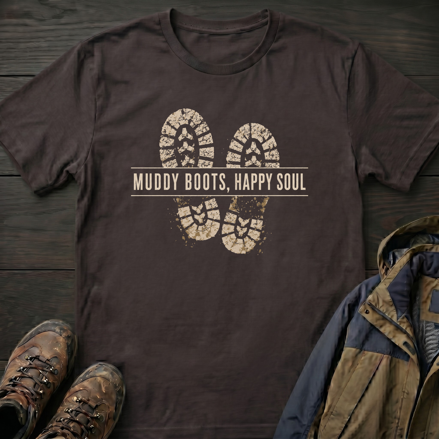 Muddy Boots Happy Soul T-Shirt