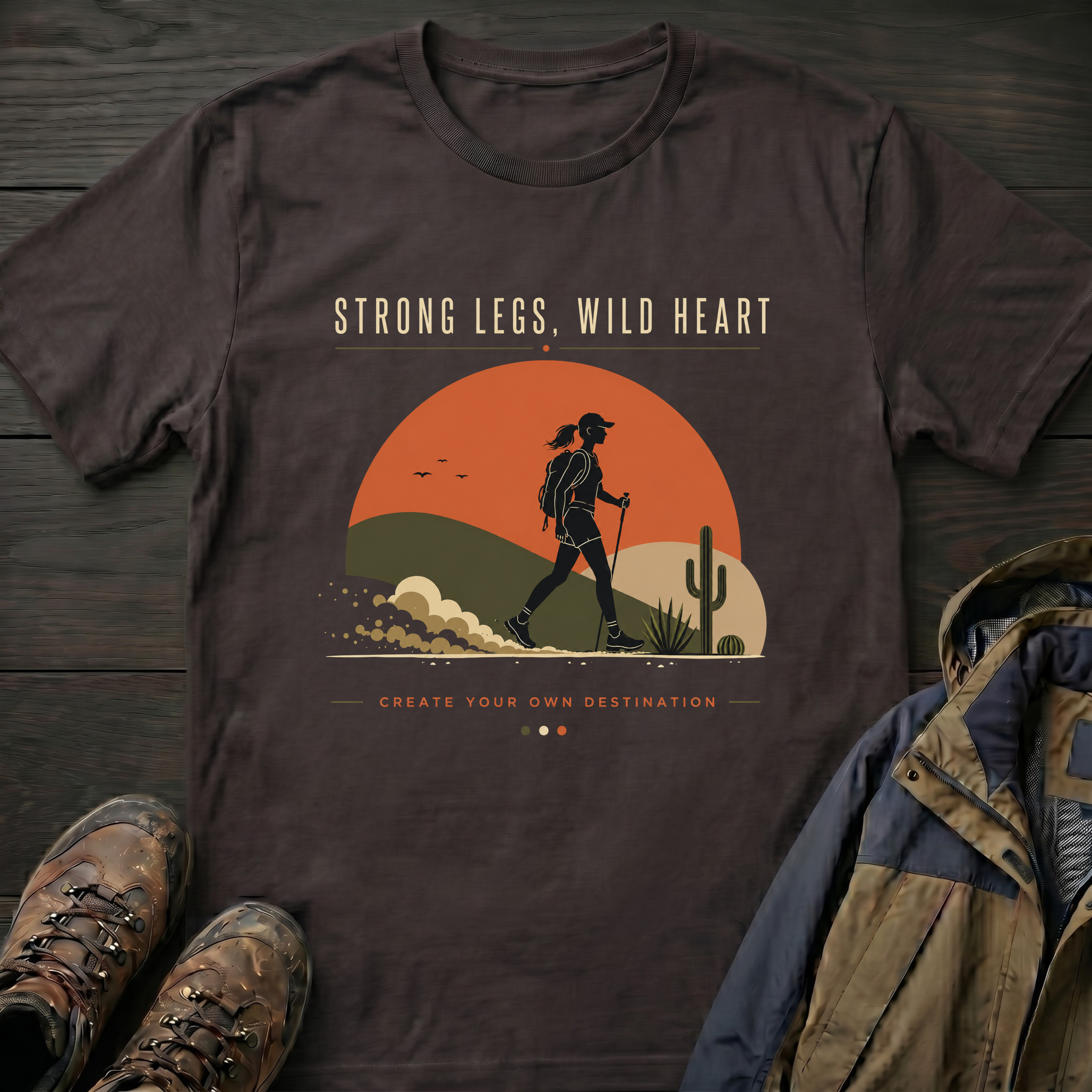Strong Legs Wild Heart T-Shirt