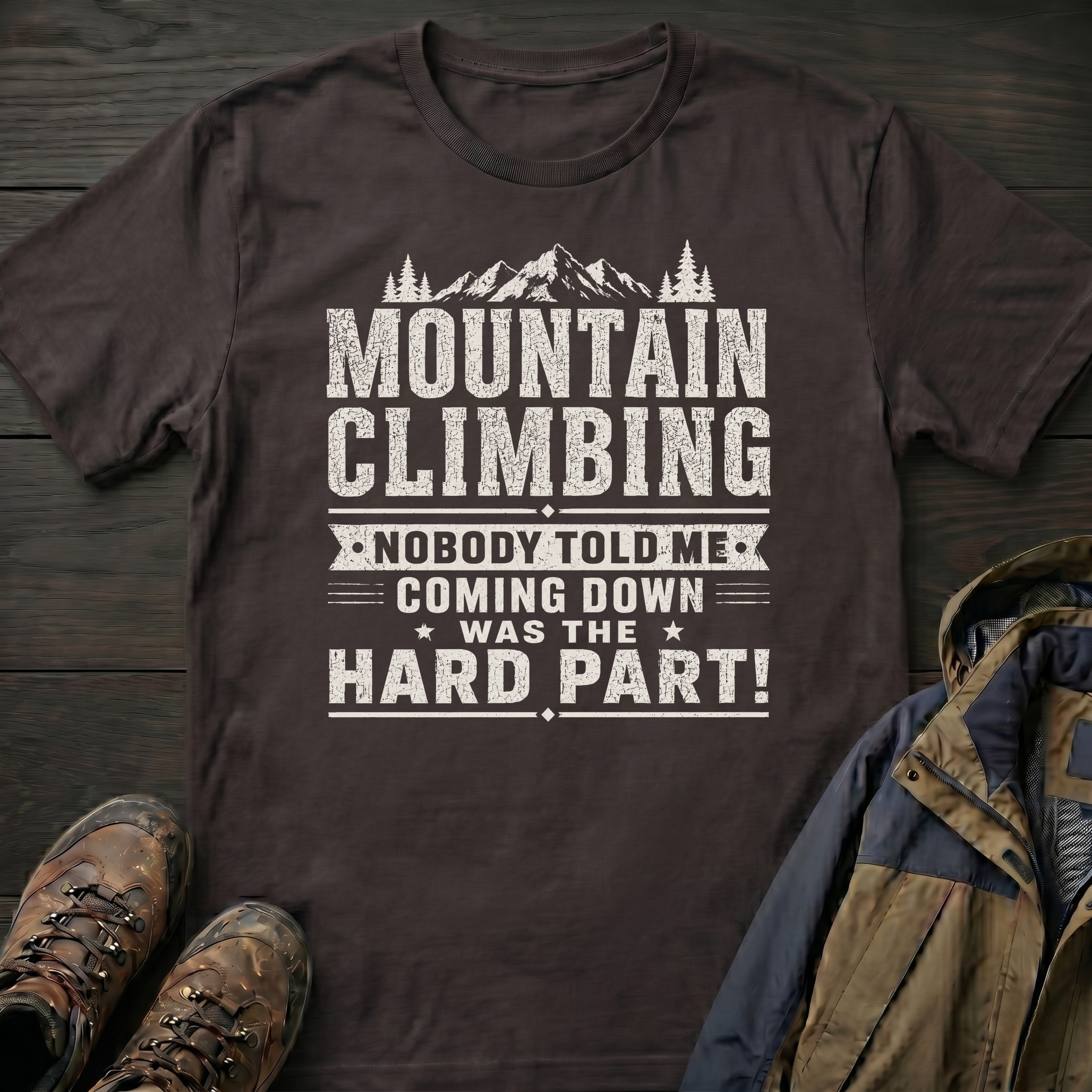 Down is the Hard Part T-Shirt