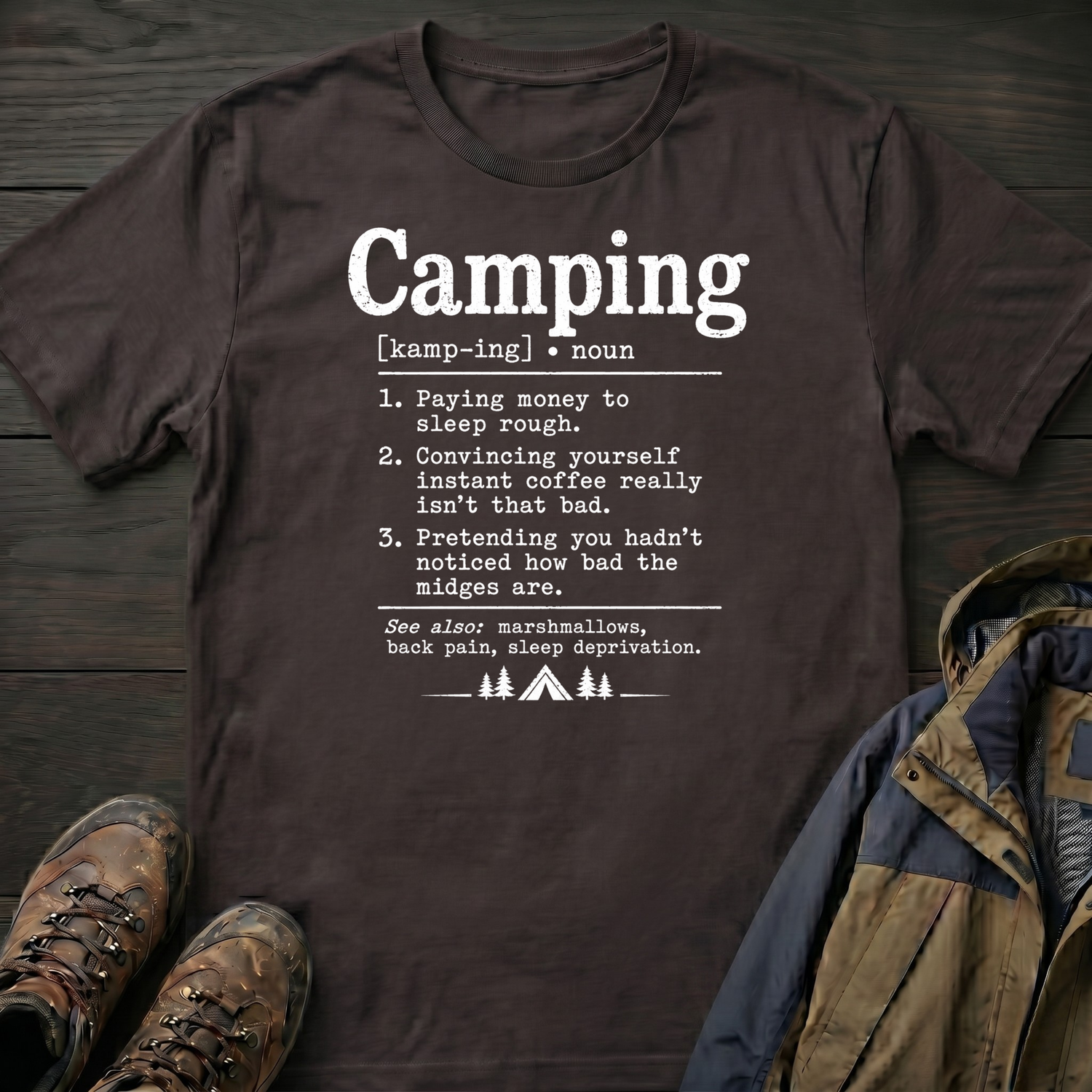 Camping (Noun) T-Shirt