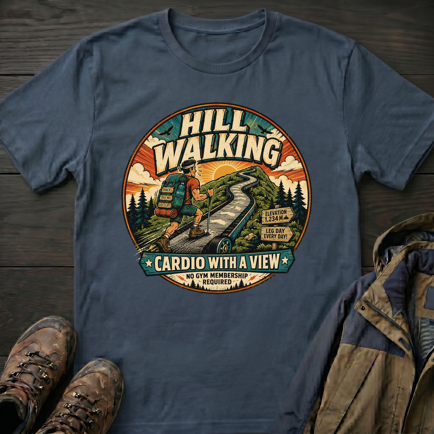 Cardio with a View 3 T-Shirt