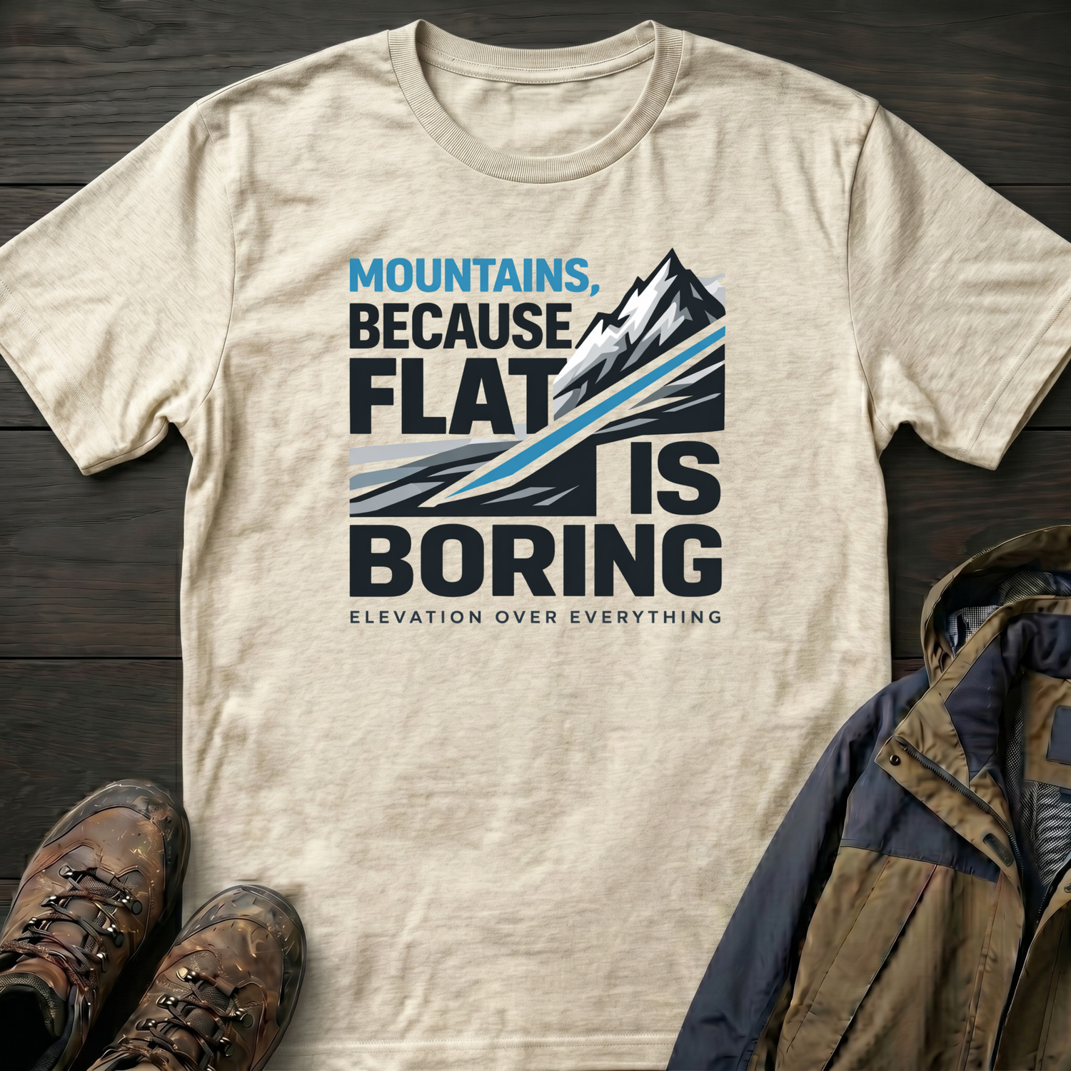 Flat is Boring T-Shirt