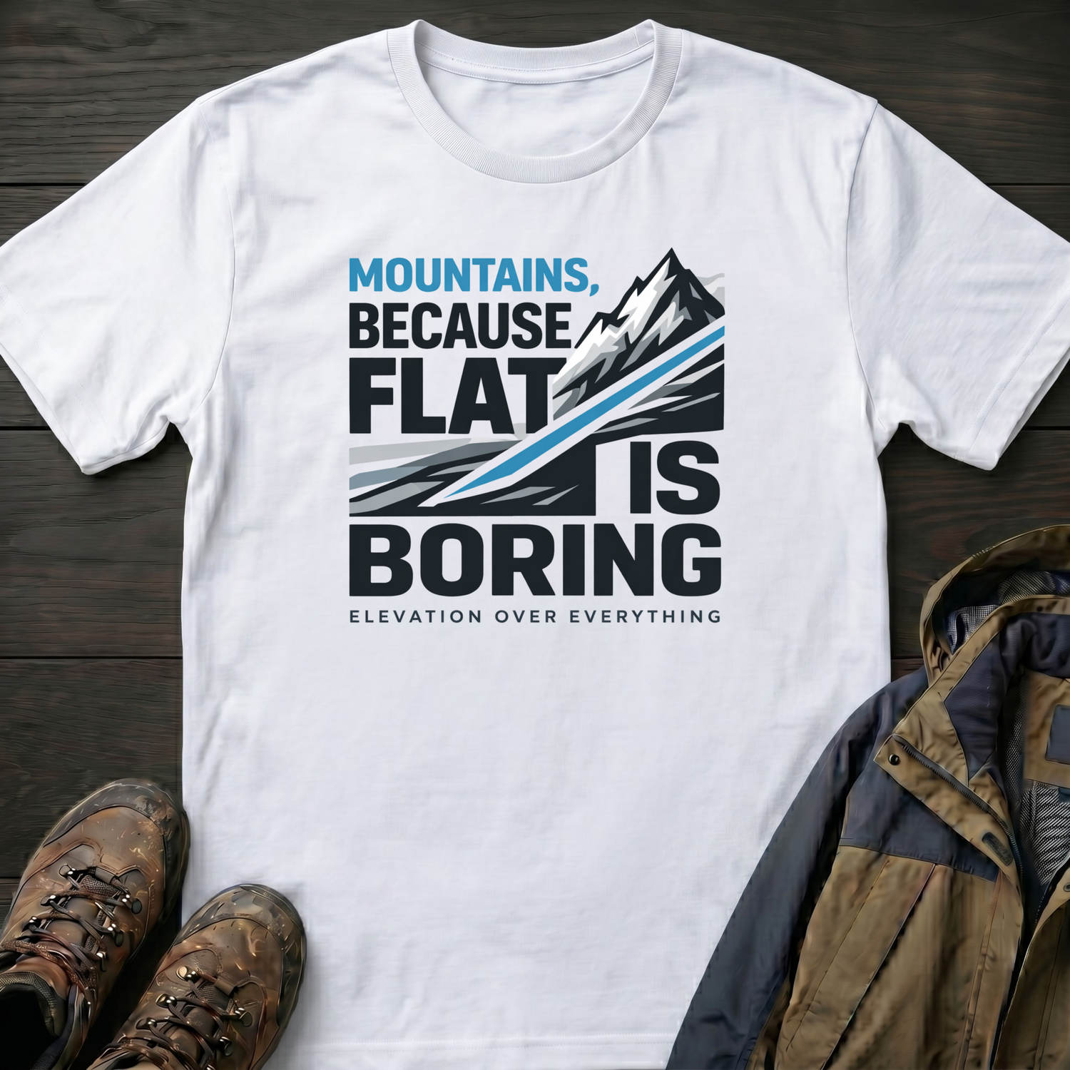 Flat is Boring T-Shirt