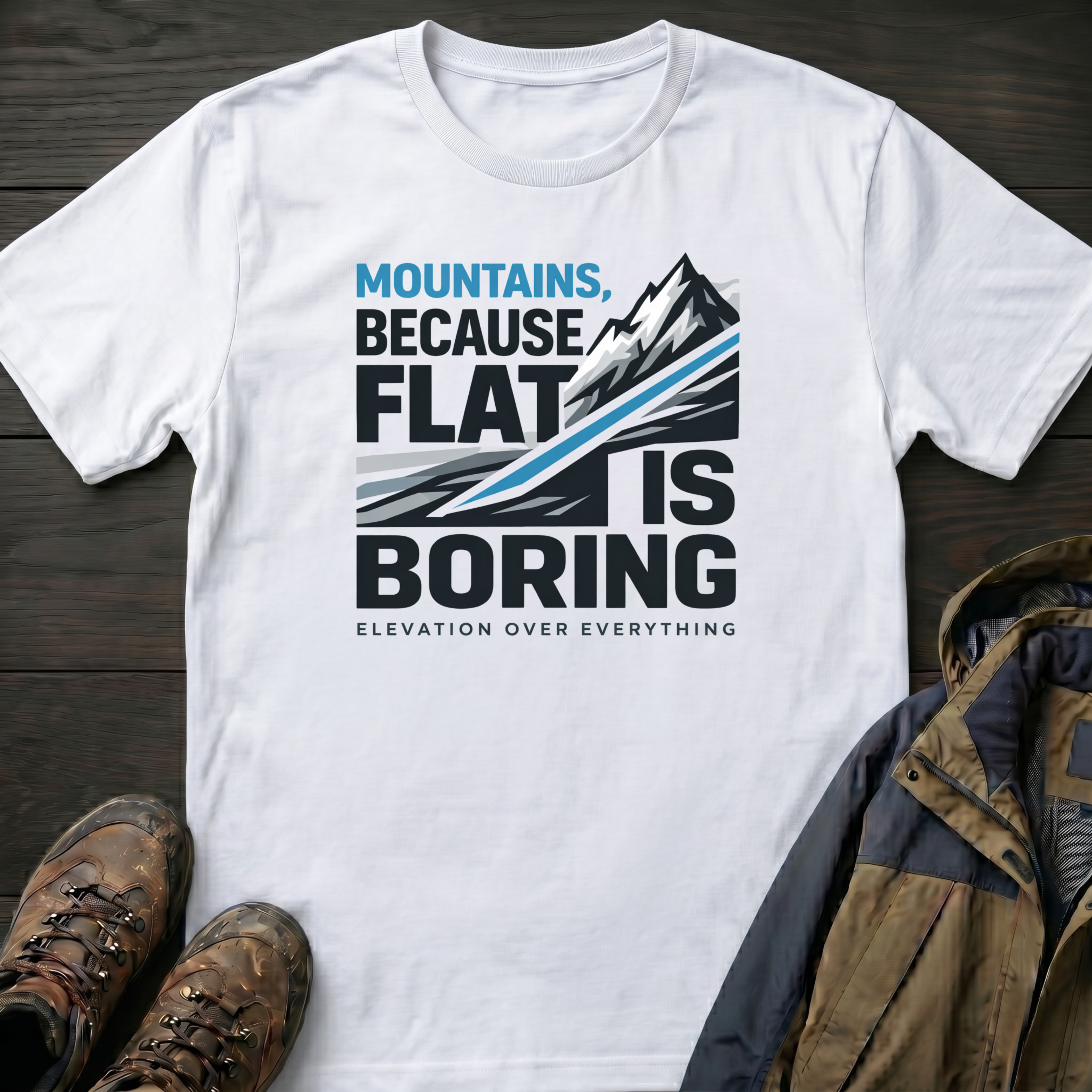 Flat is Boring T-Shirt