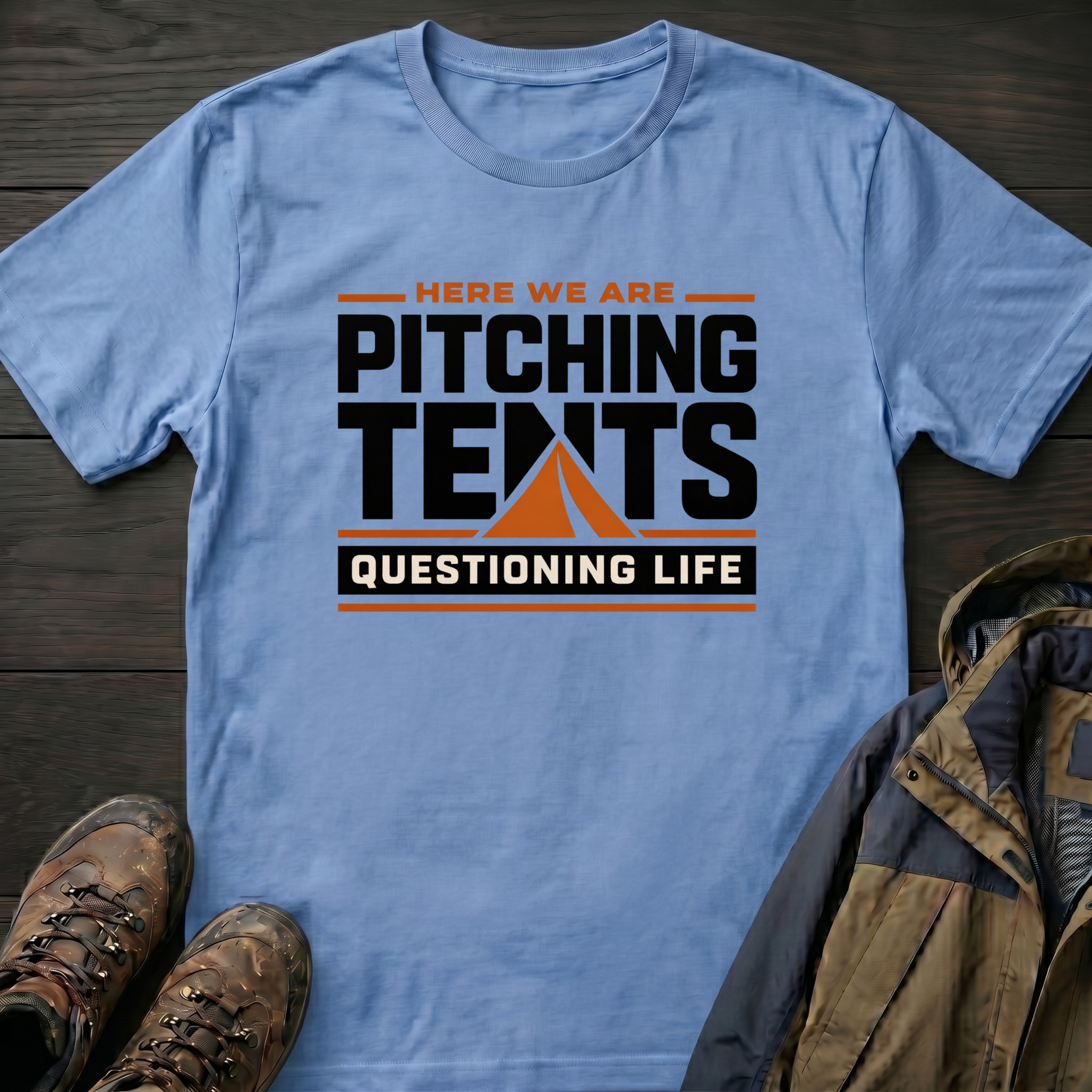 Pitching Tents 2 T-Shirt
