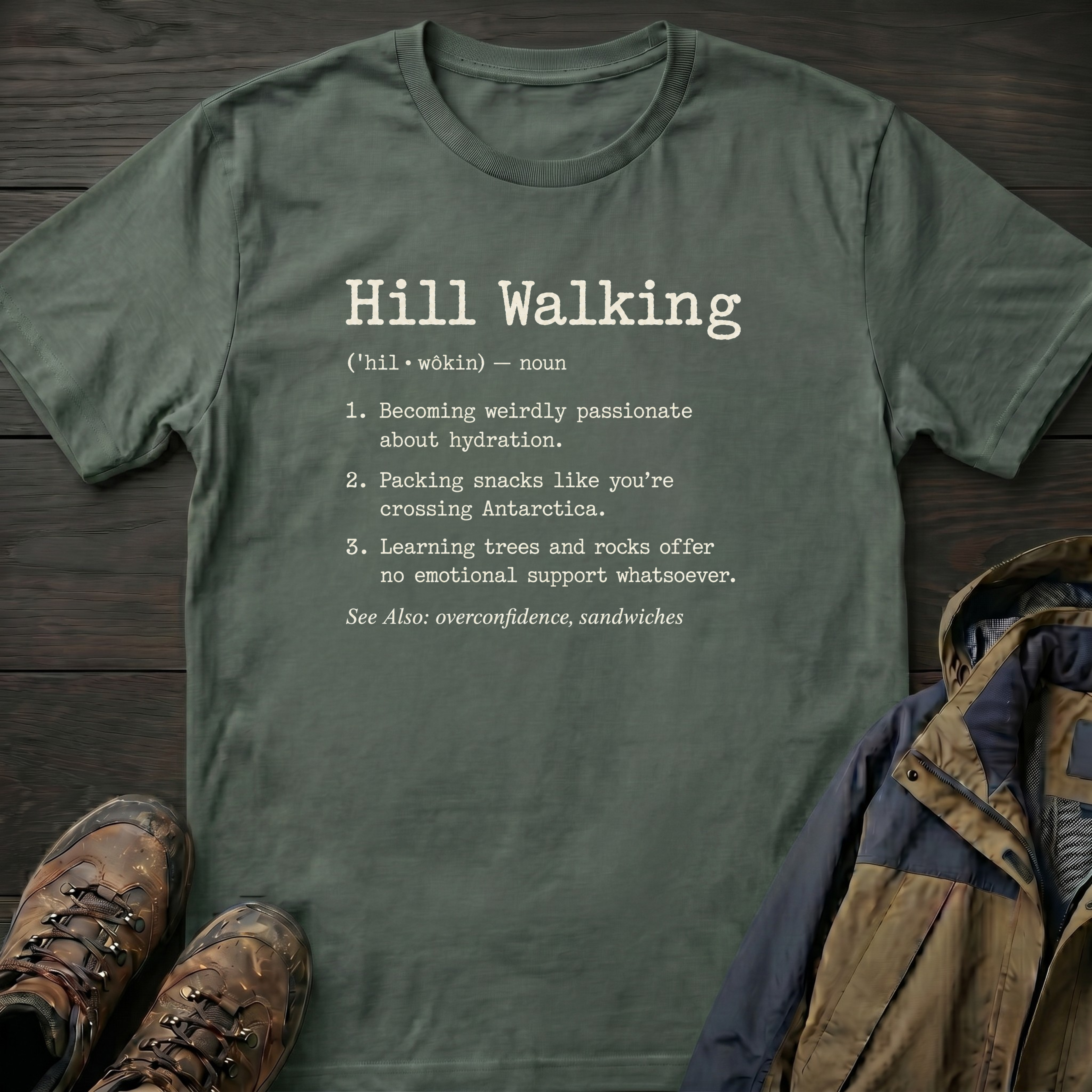 Hill Walking (Noun) T-Shirt
