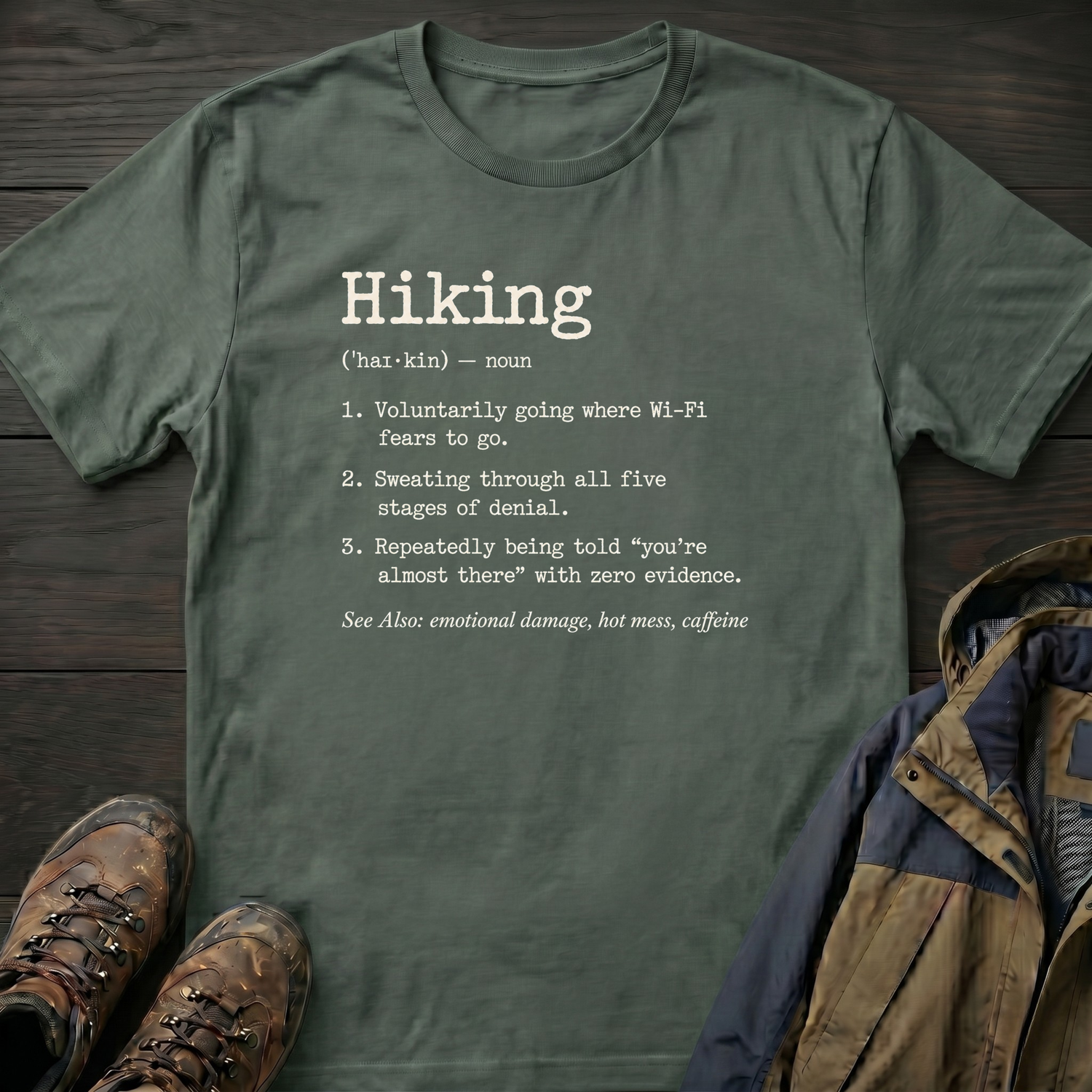 Hiking (Noun) 2 T-Shirt