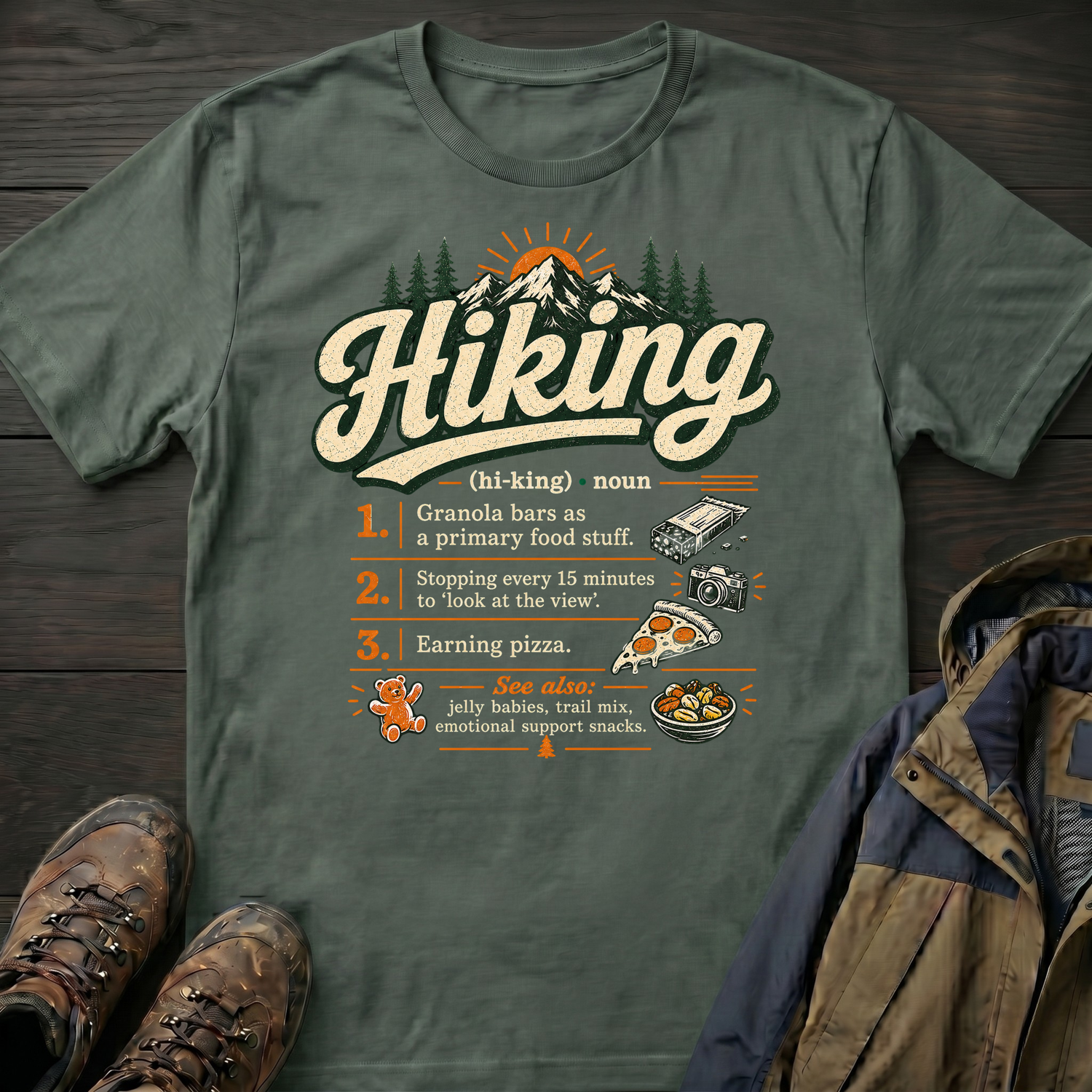 Hiking (Noun) T-Shirt