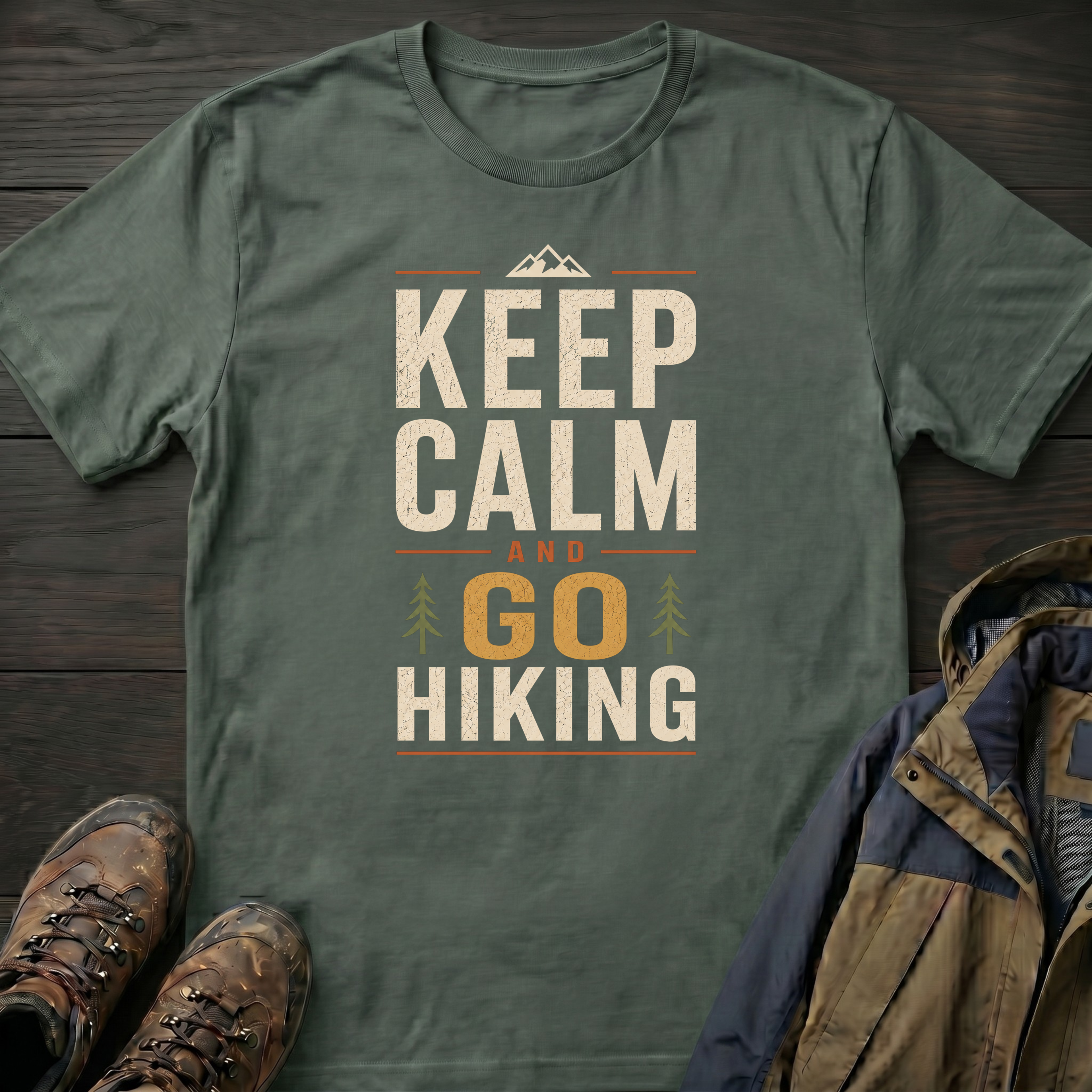 Keep Calm and Go Hiking T-Shirt