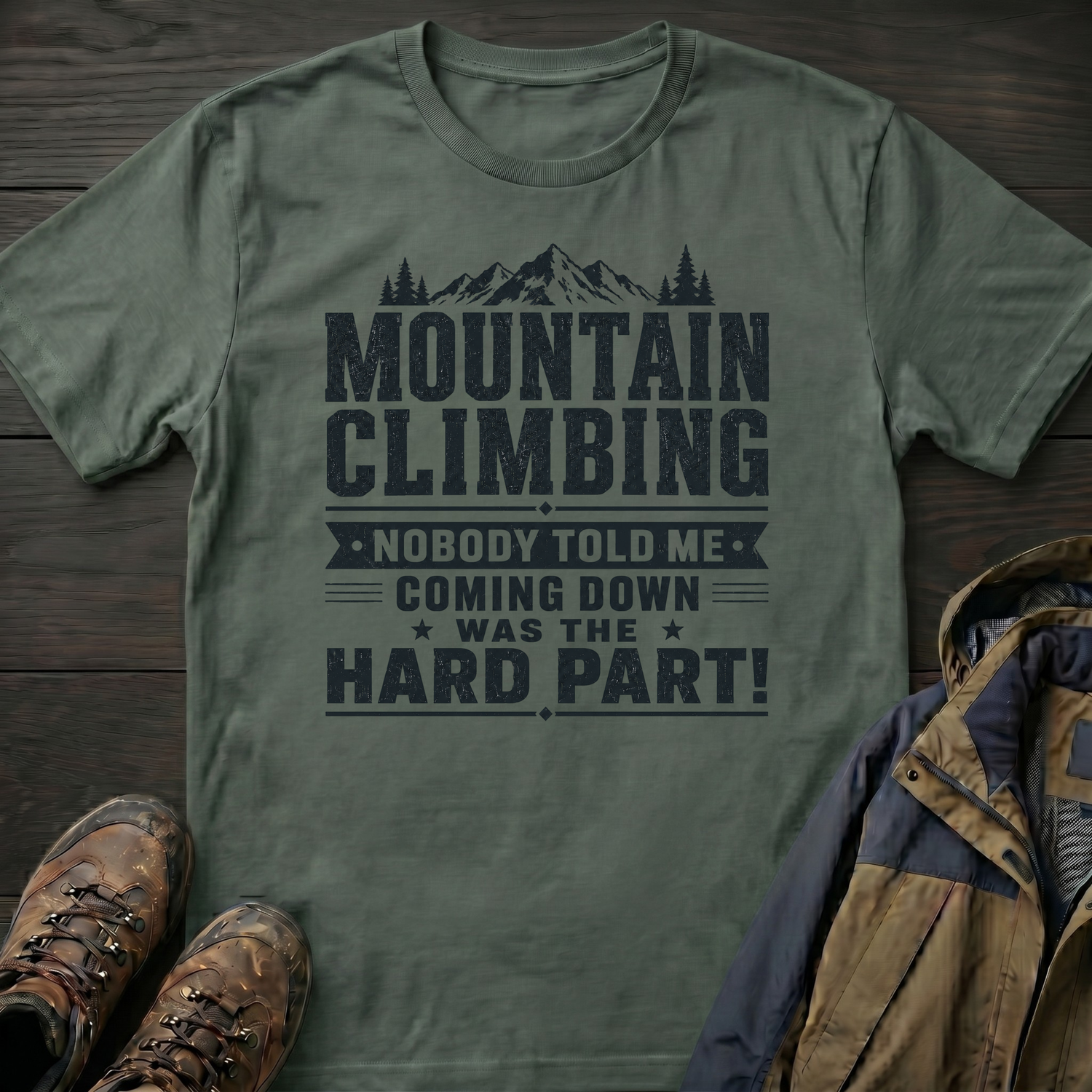 Down is the Hard Part T-Shirt