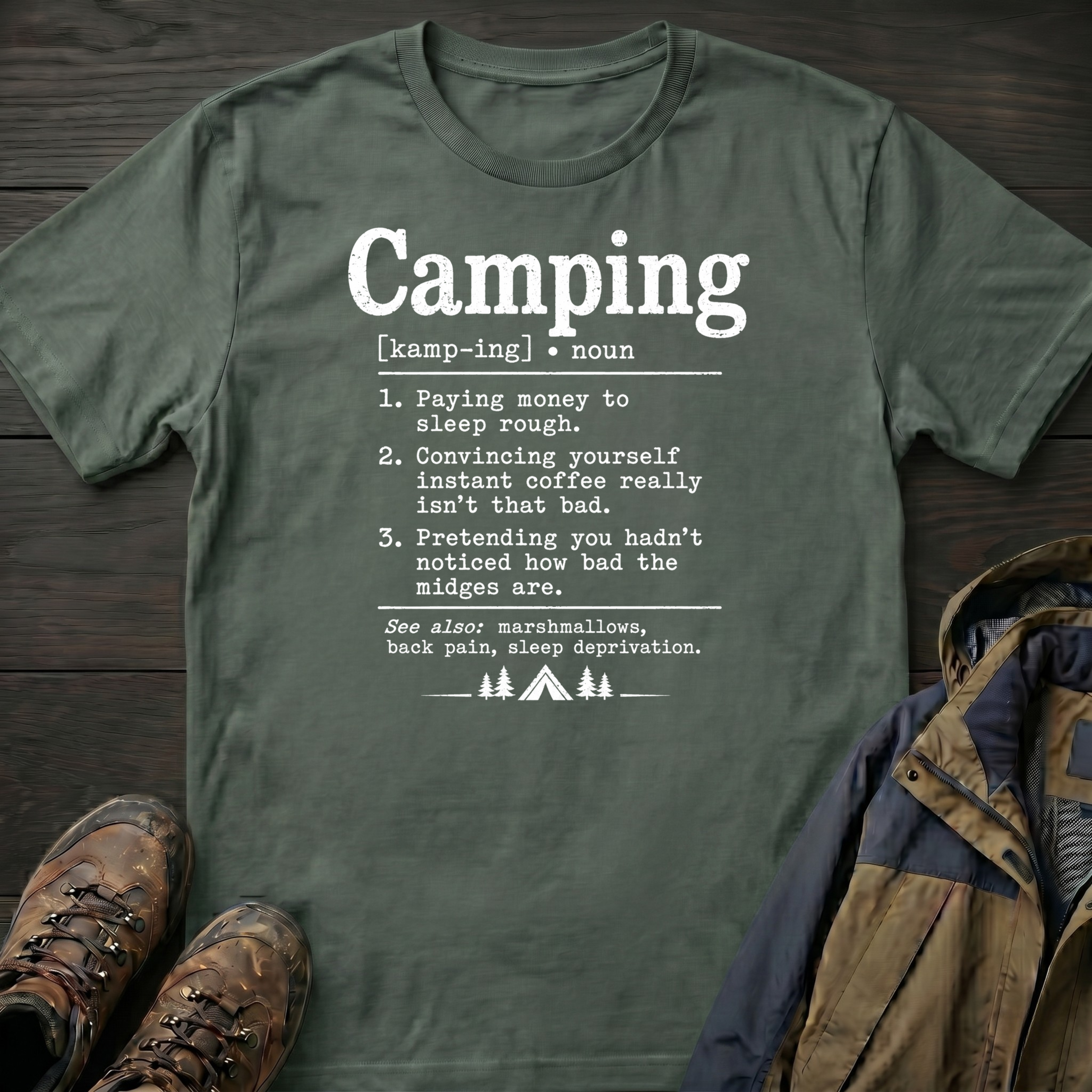 Camping (Noun) T-Shirt