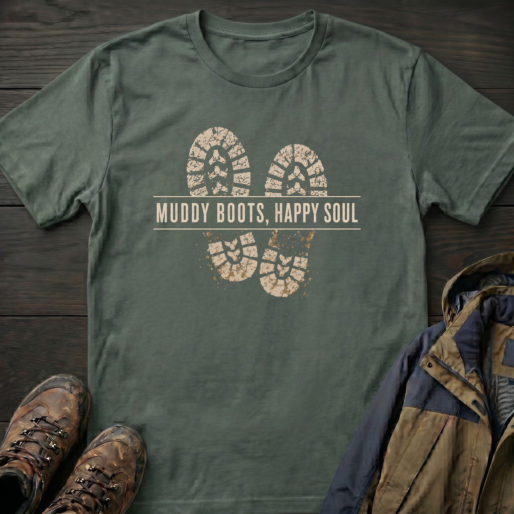 Muddy Boots Happy Soul T-Shirt