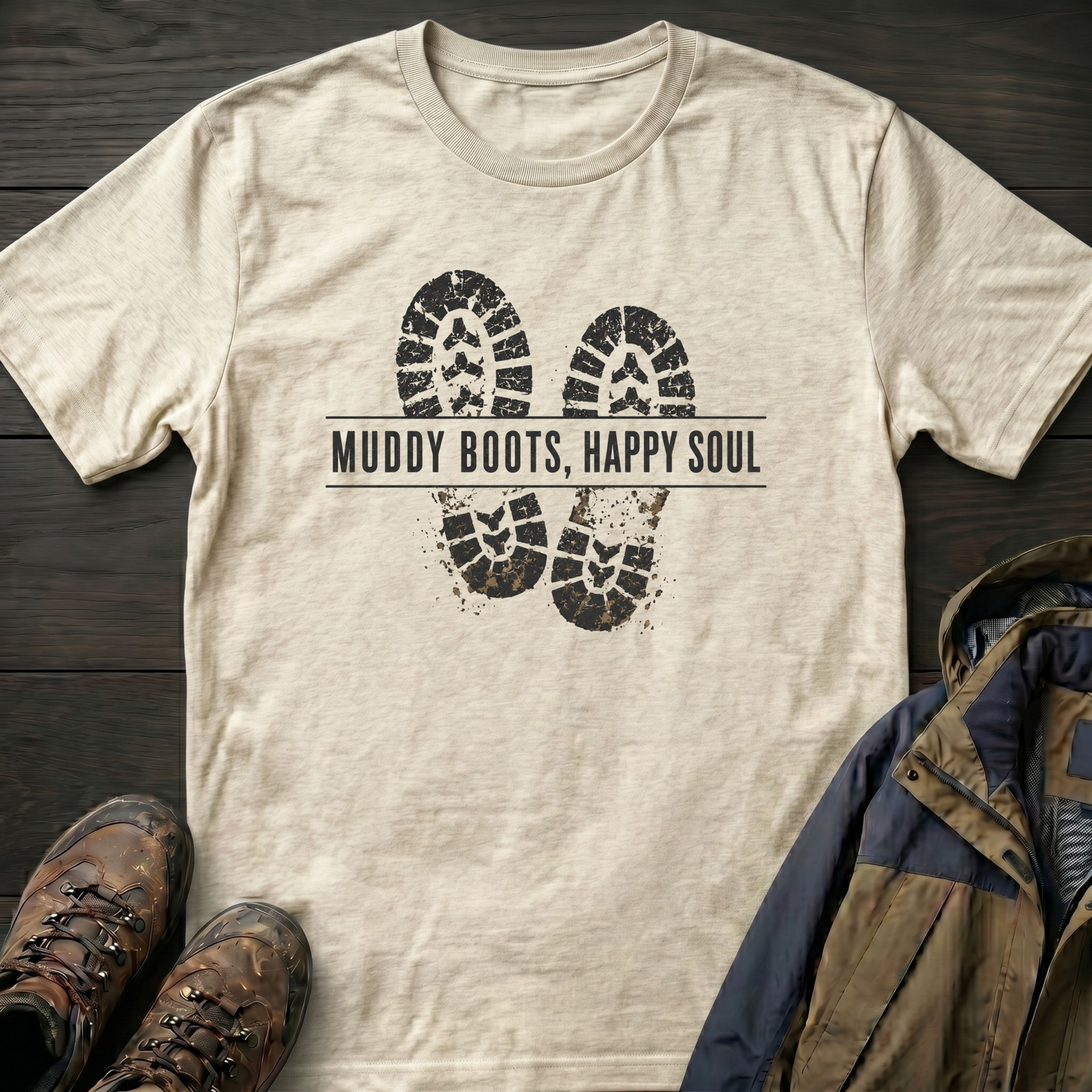 Muddy Boots Happy Soul T-Shirt