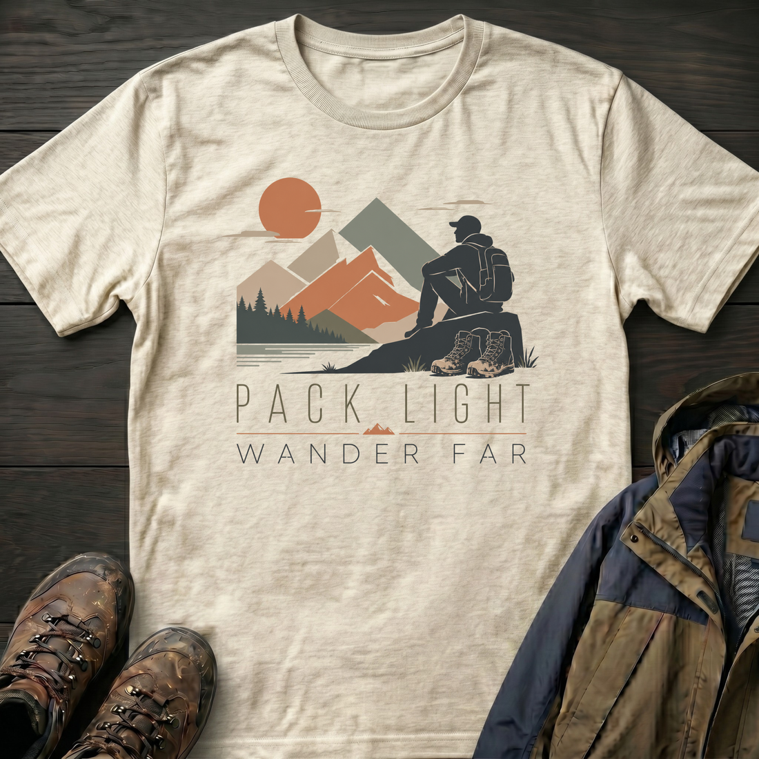 Pack Light Wander Far T-Shirt