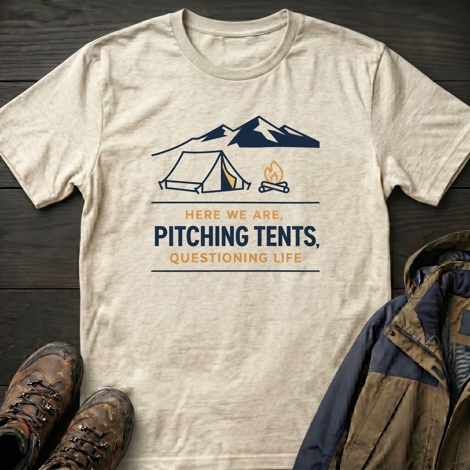 Pitching Tents 3 T-Shirt