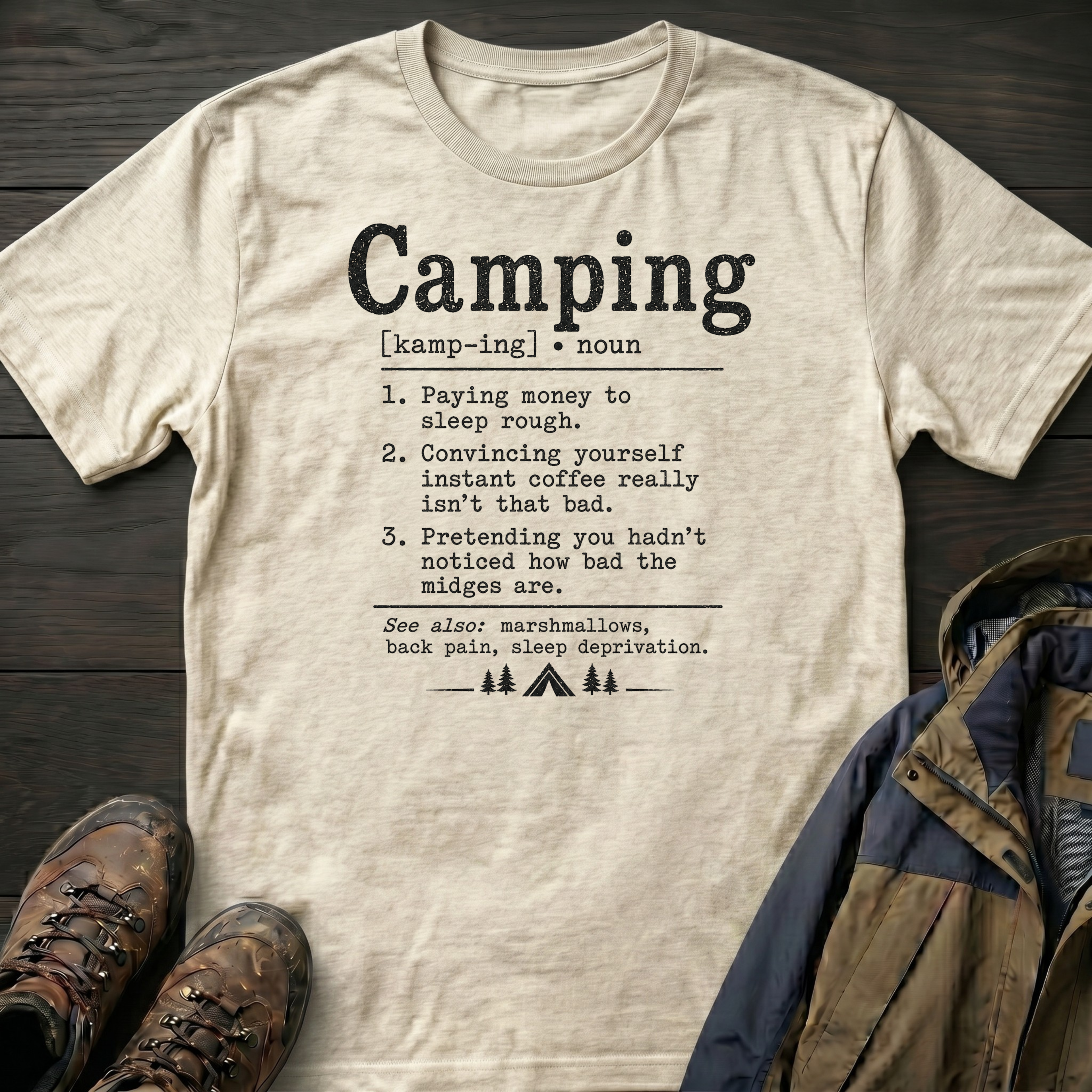 Camping (Noun) T-Shirt