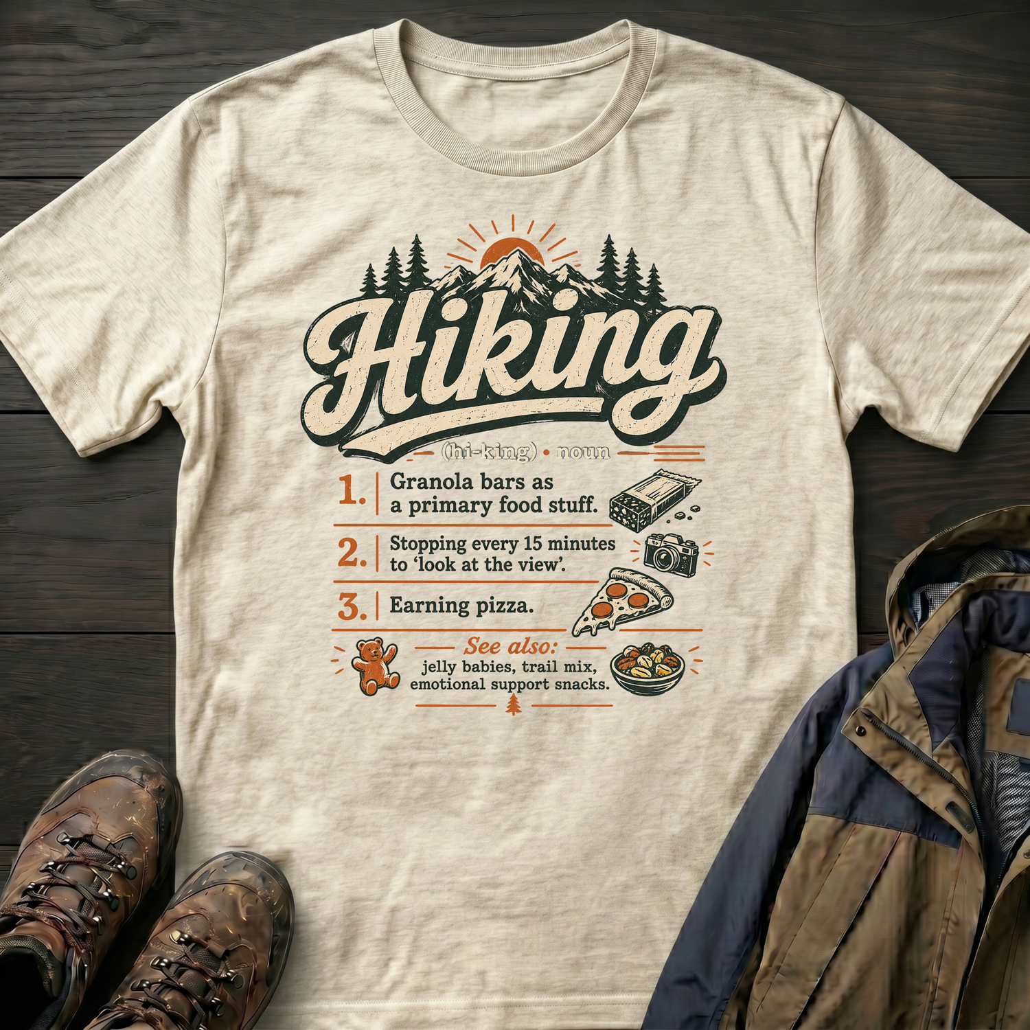 Hiking (Noun) T-Shirt
