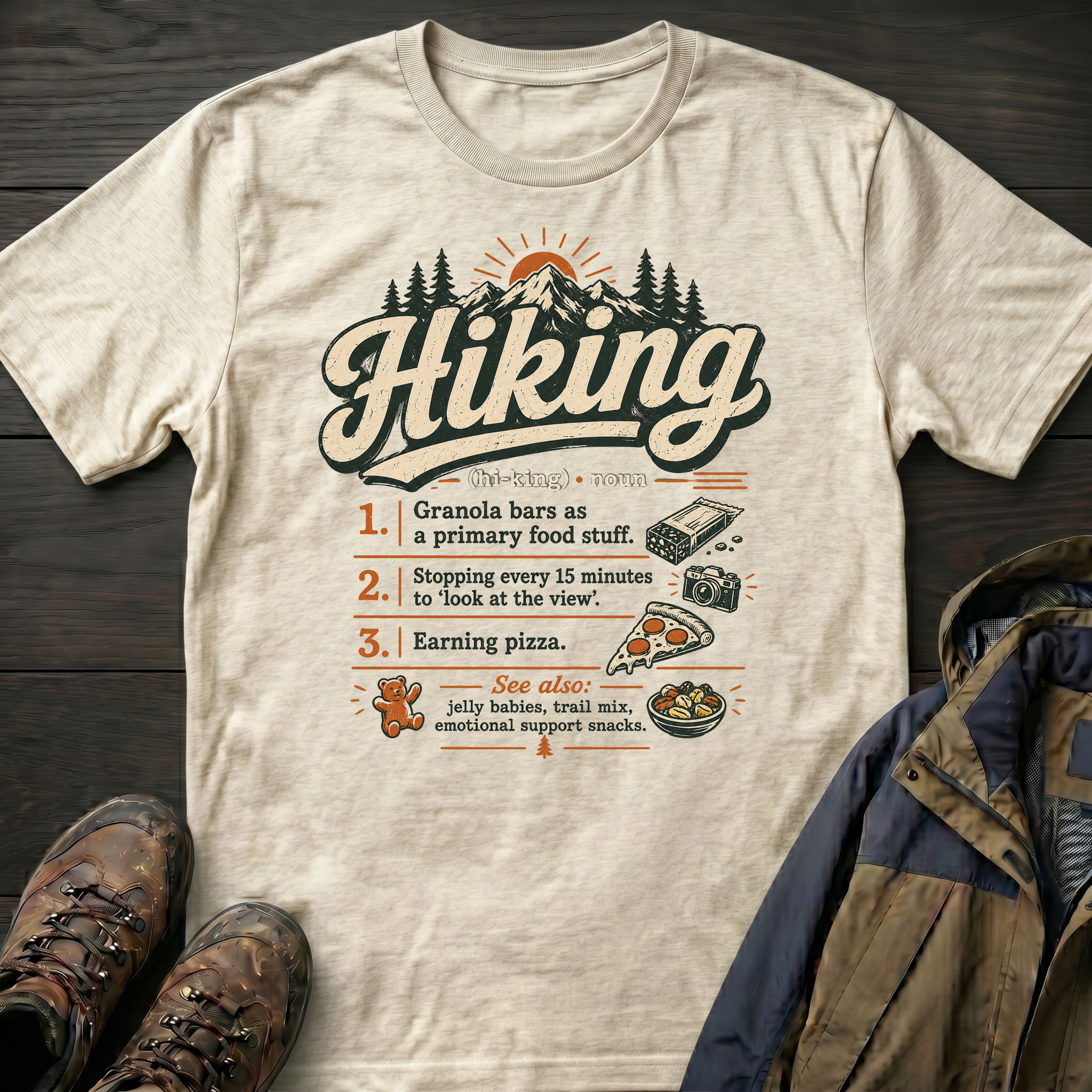Hiking (Noun) T-Shirt