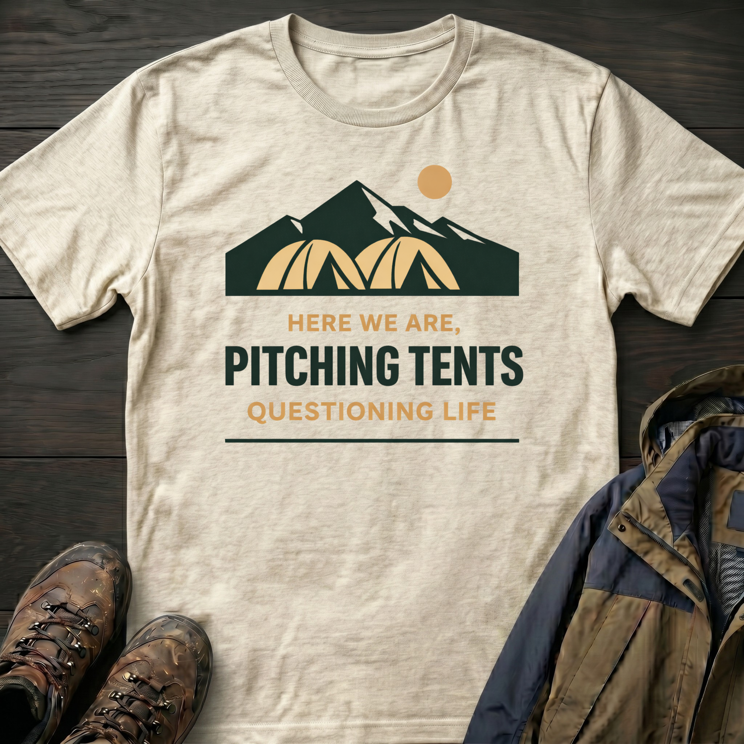 Pitching Tents T-Shirt