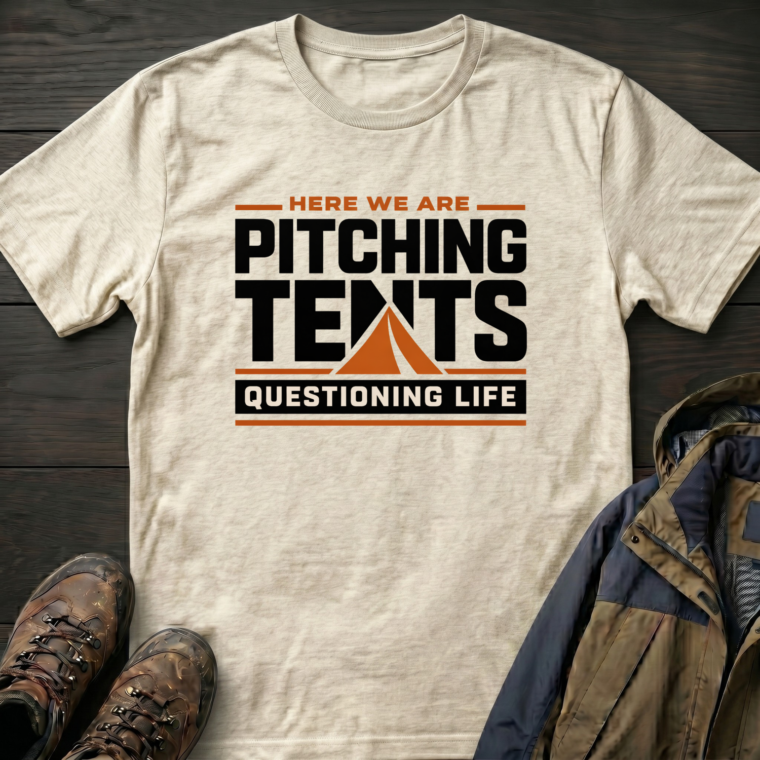Pitching Tents 2 T-Shirt